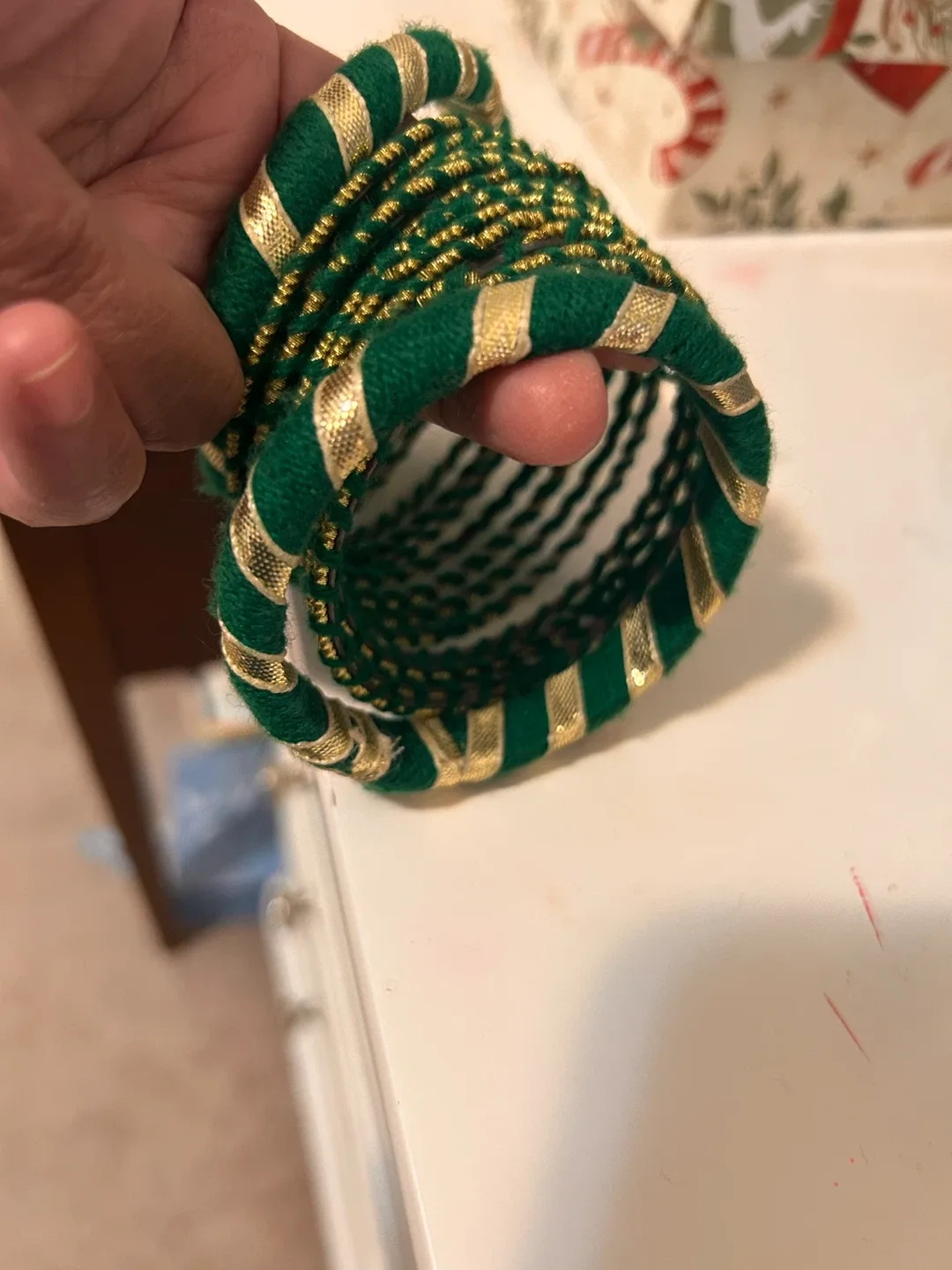 Green & Gold Bangles #Cleanout