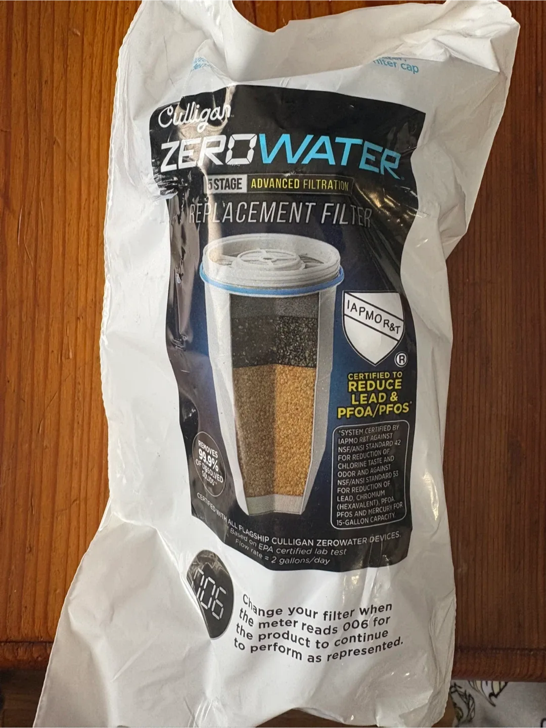 Culligan ZeroWater 5-Stage Replacement Filter