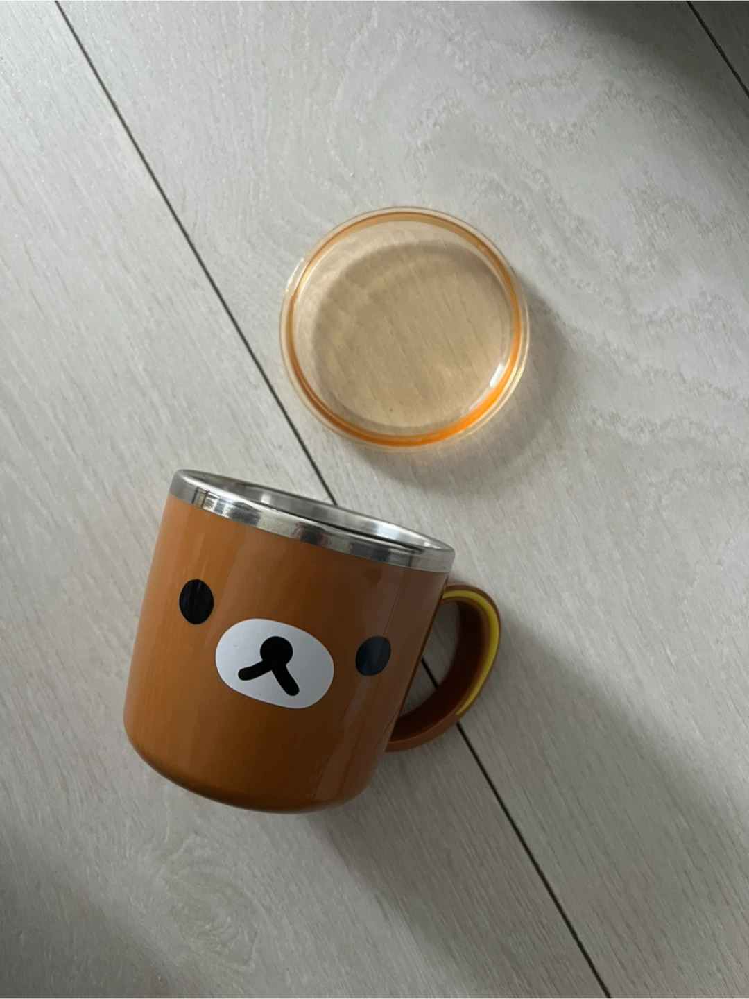 Rilakkuma Brown Mug with Lid