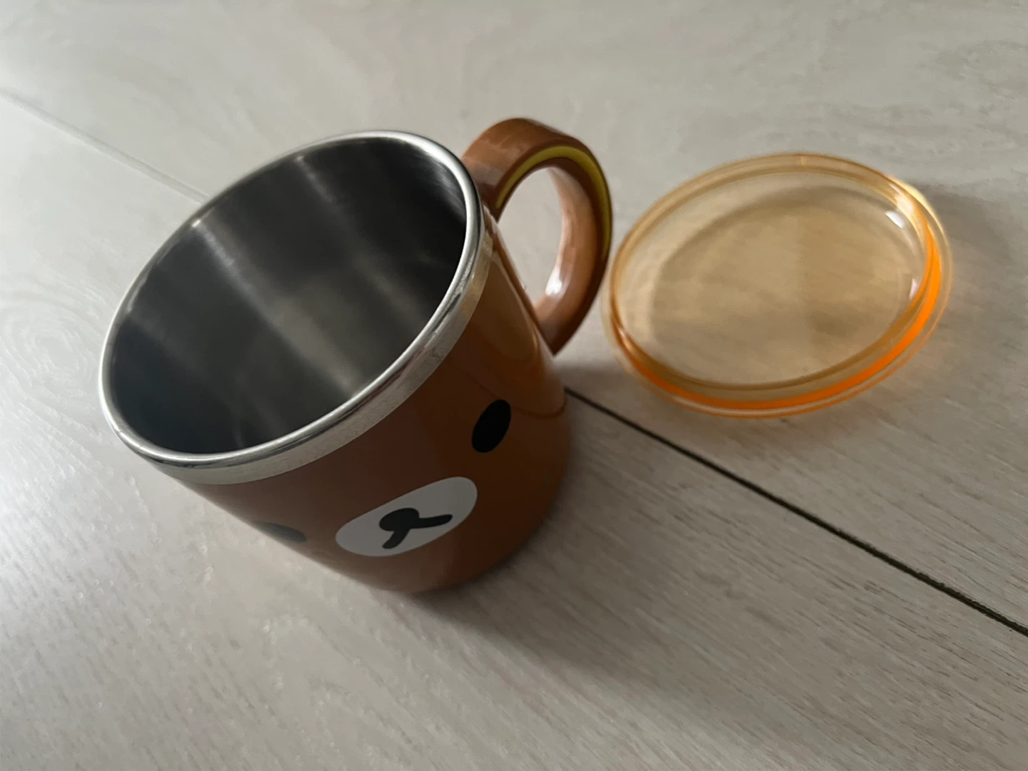 Rilakkuma Brown Mug with Lid - photo 2