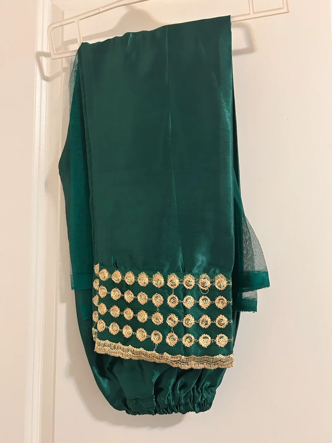 Barkat Boutique Green & Gold Dress - Size 36 #Cleanout image indicator(3)