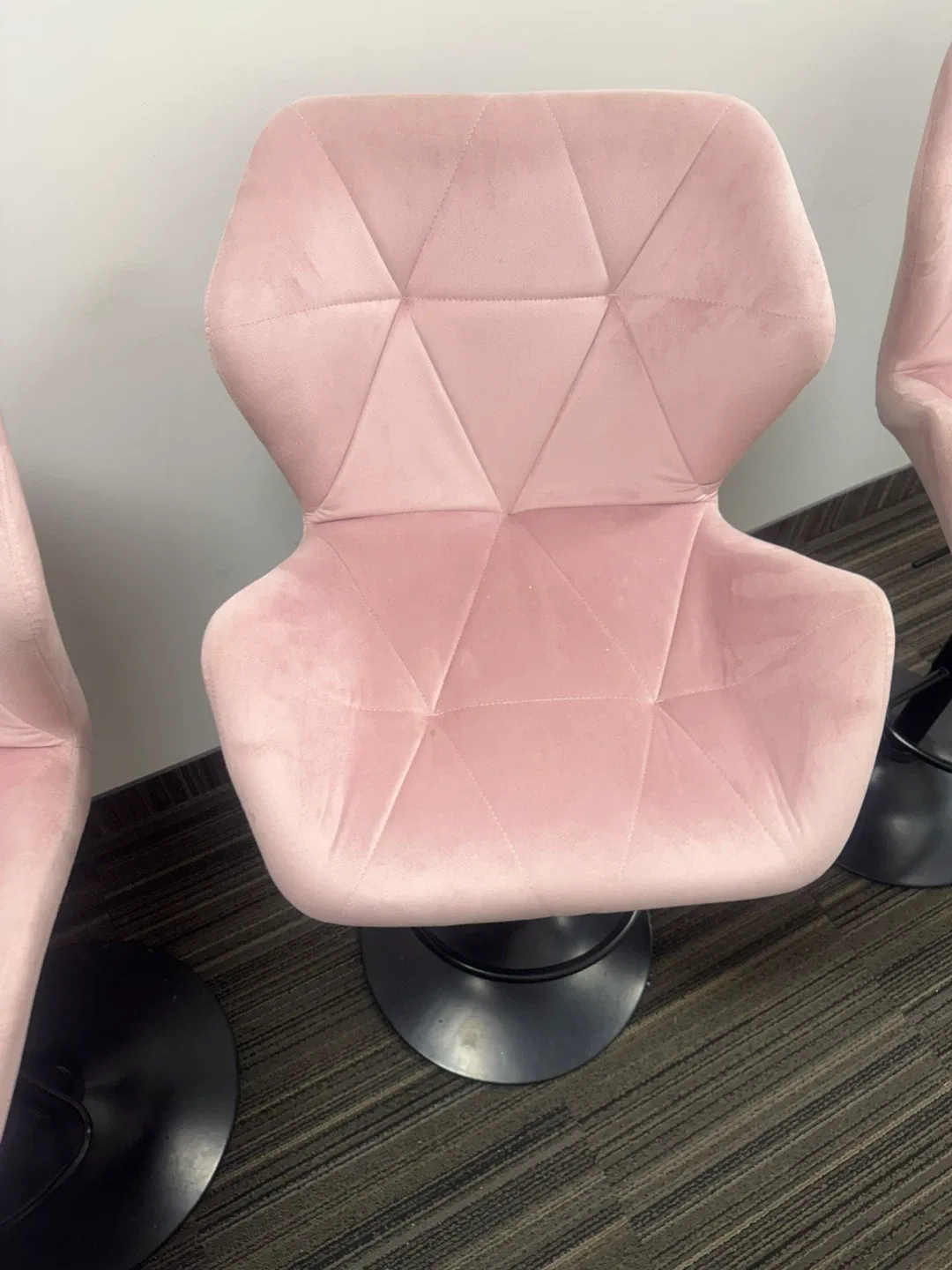 3 Beautiful Pink an Fabulous Bar Height Stools for $80 image indicator(5)