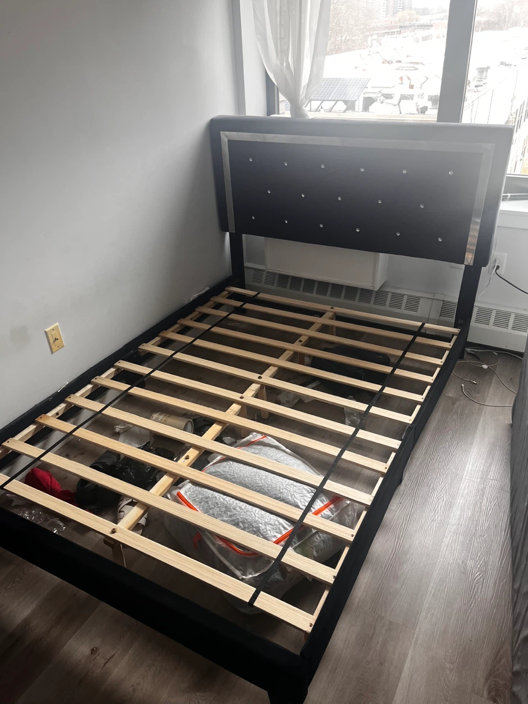 Black Bed Frame full size - photo 2