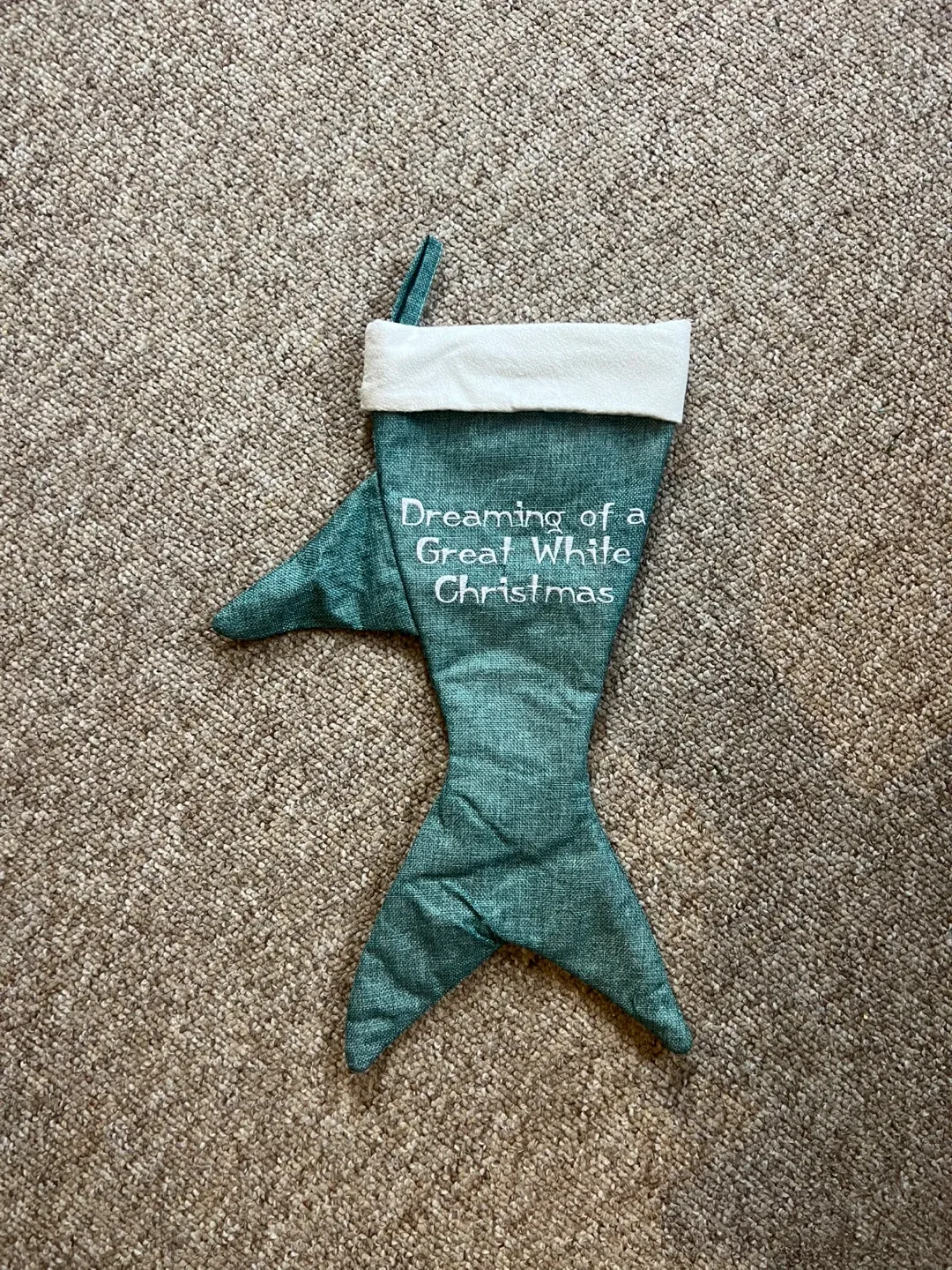 Cute Fish Ornament & Shark Christmas Stocking
