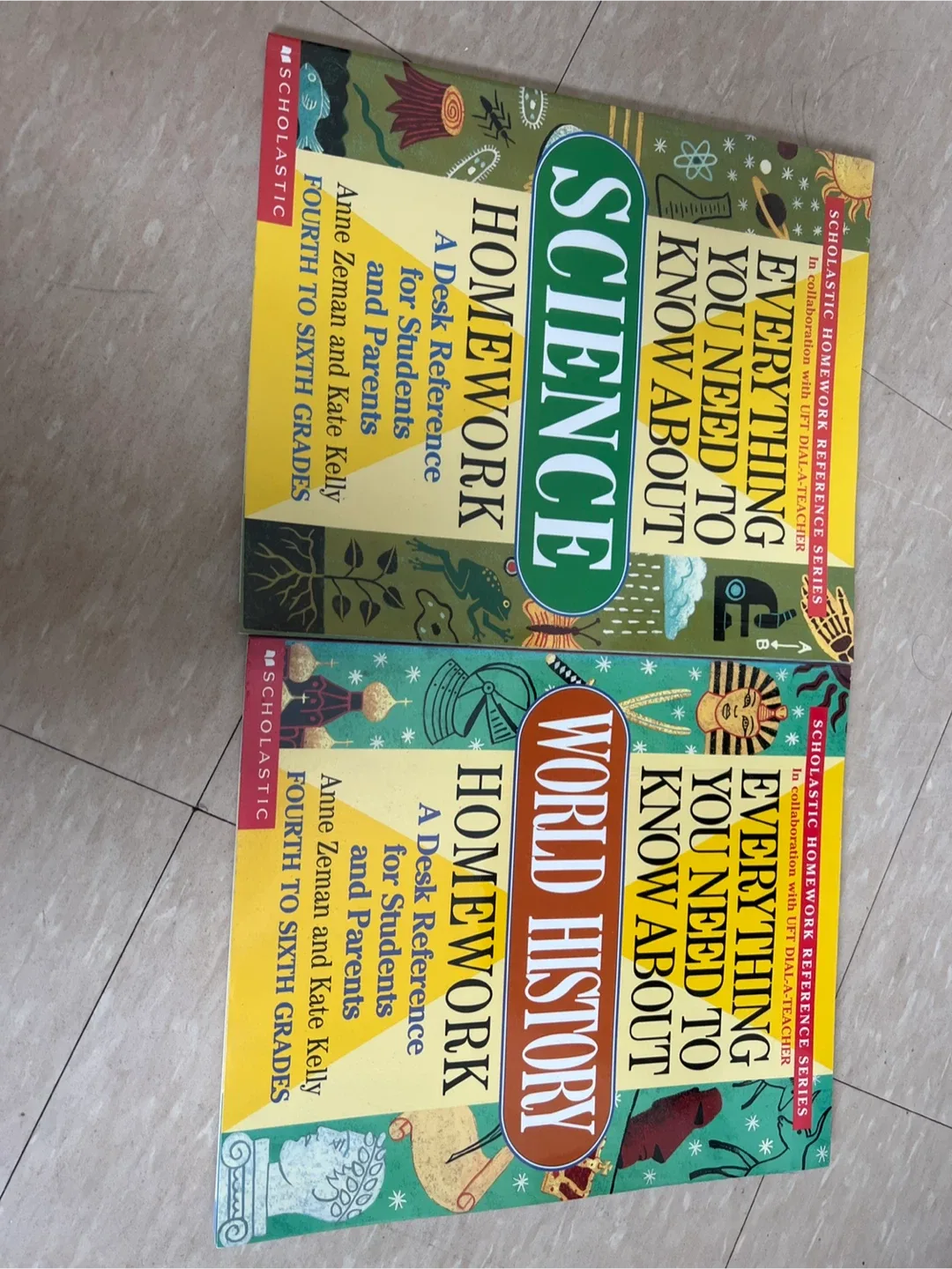 Scholastic Homework Reference Series: Science & World History