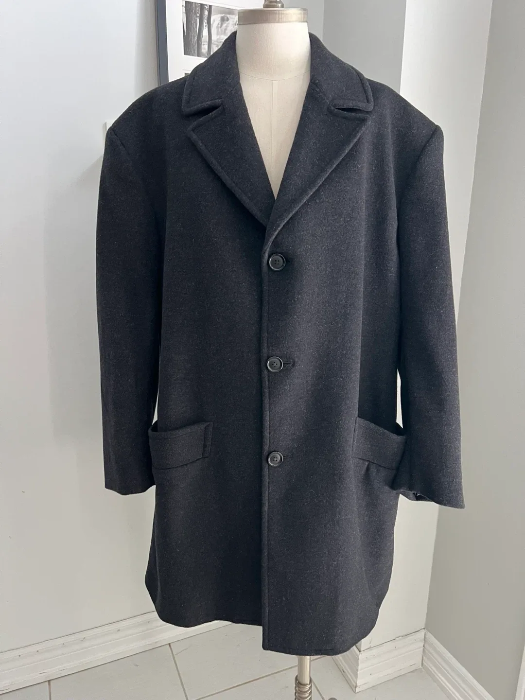 Nautica Wool Blend Overcoat