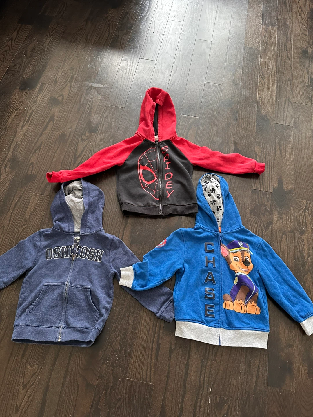 Boys 5T Hoodie: Spiderman, Paw Patrol, OshKosh