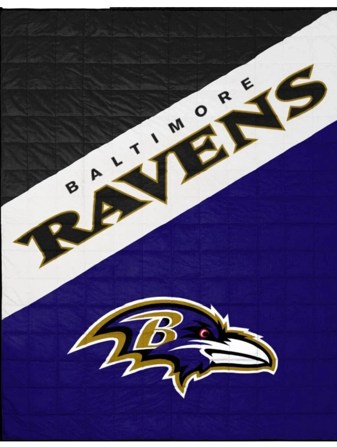 Baltimore Ravens Weighted Blanket FOCO Team .NFL