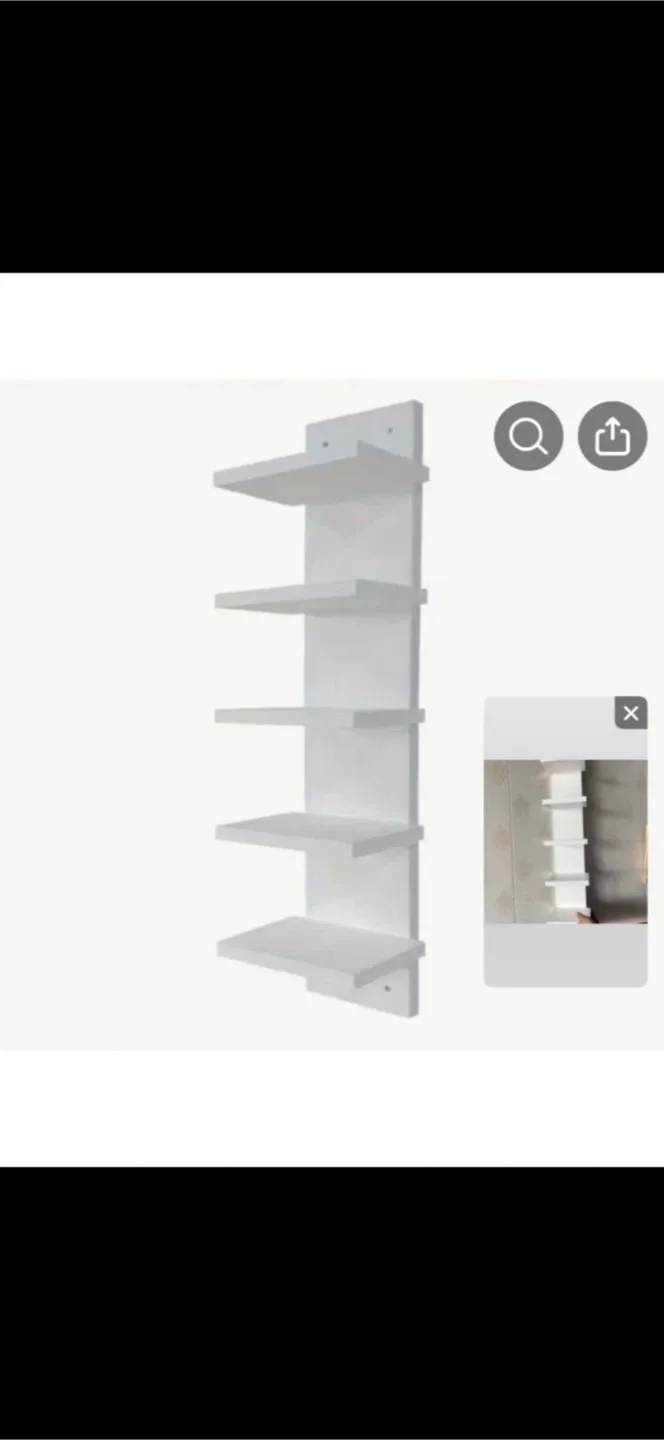 5-Tier Vertical Wall Organizer Shelf