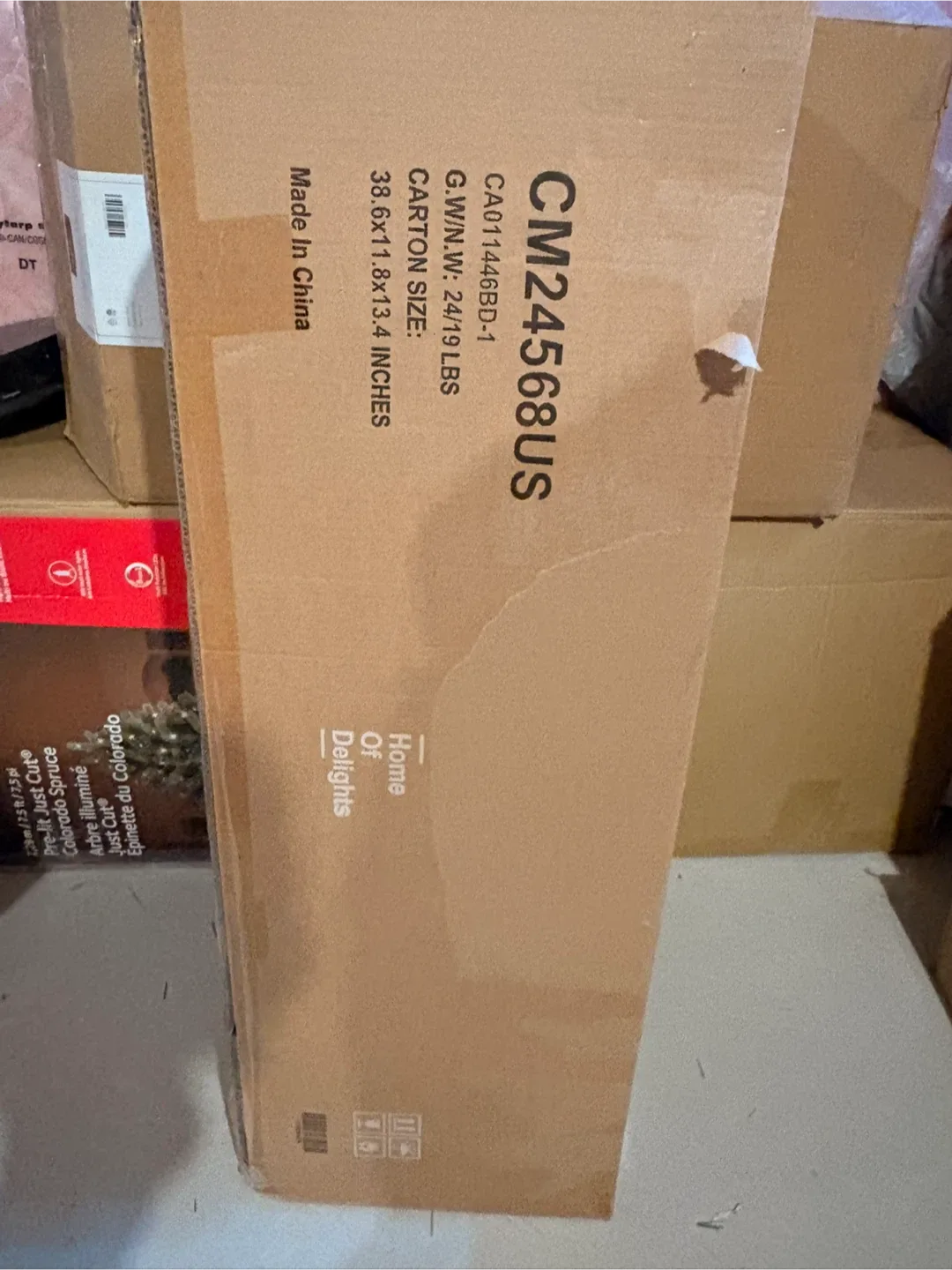 6 FT Christmas tree with warm led lights image indicator(3)