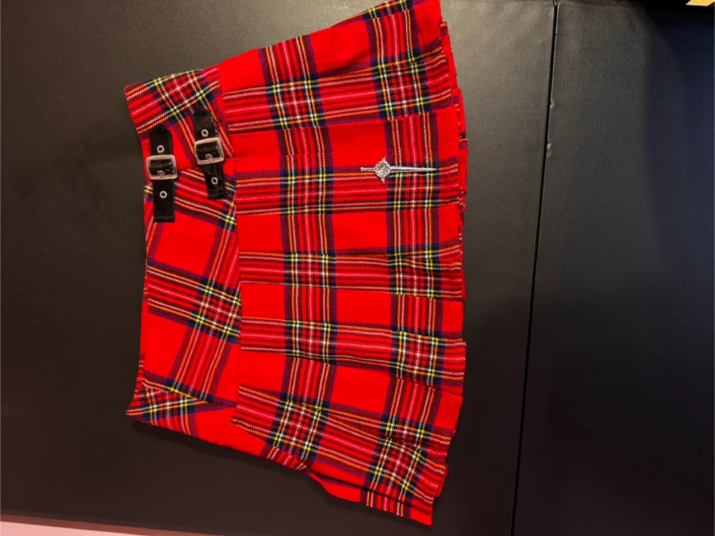 Keltik Kilts Red Plaid Skirt - Size 36