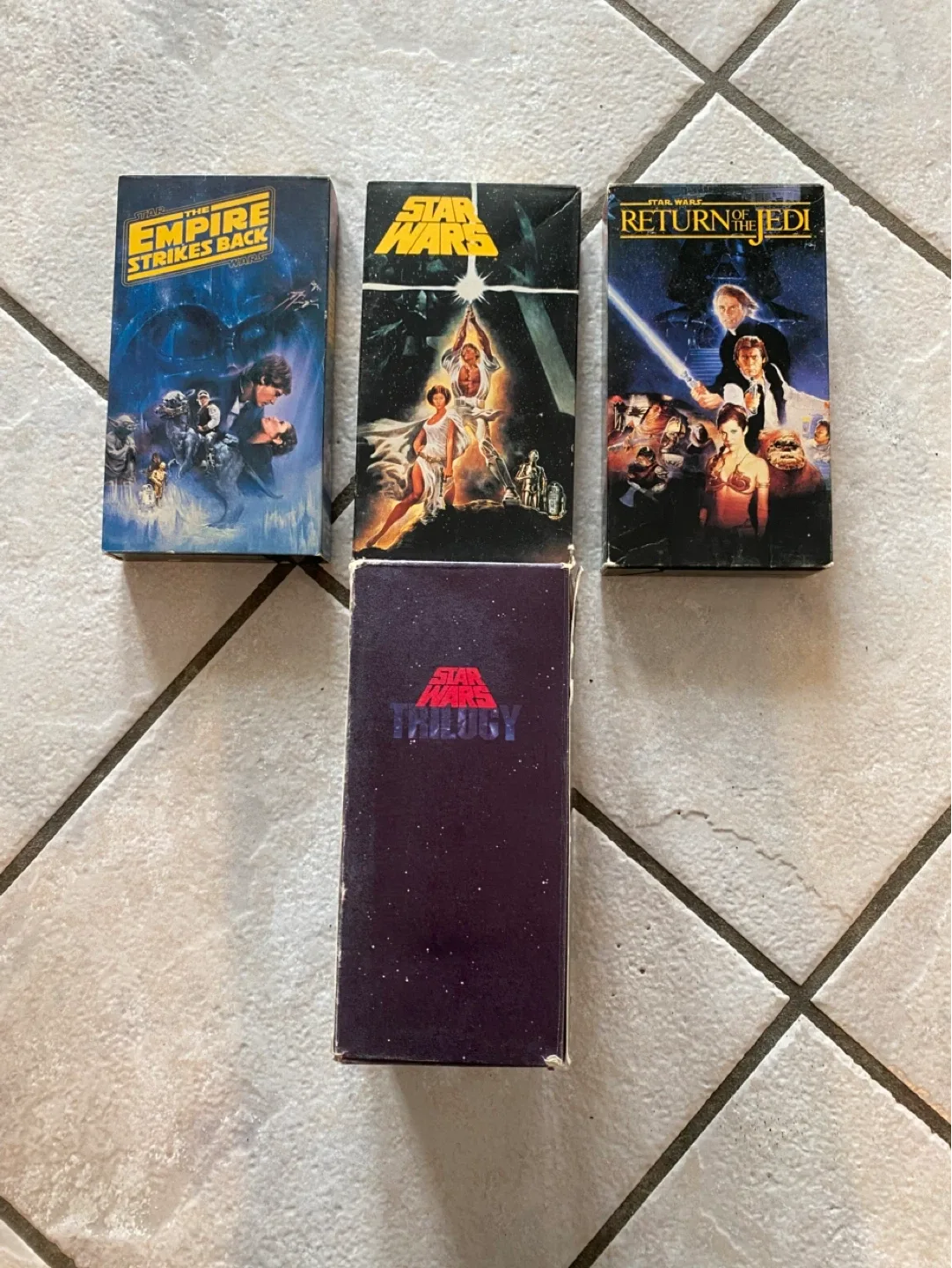 Star Wars Trilogy VHS Tapes