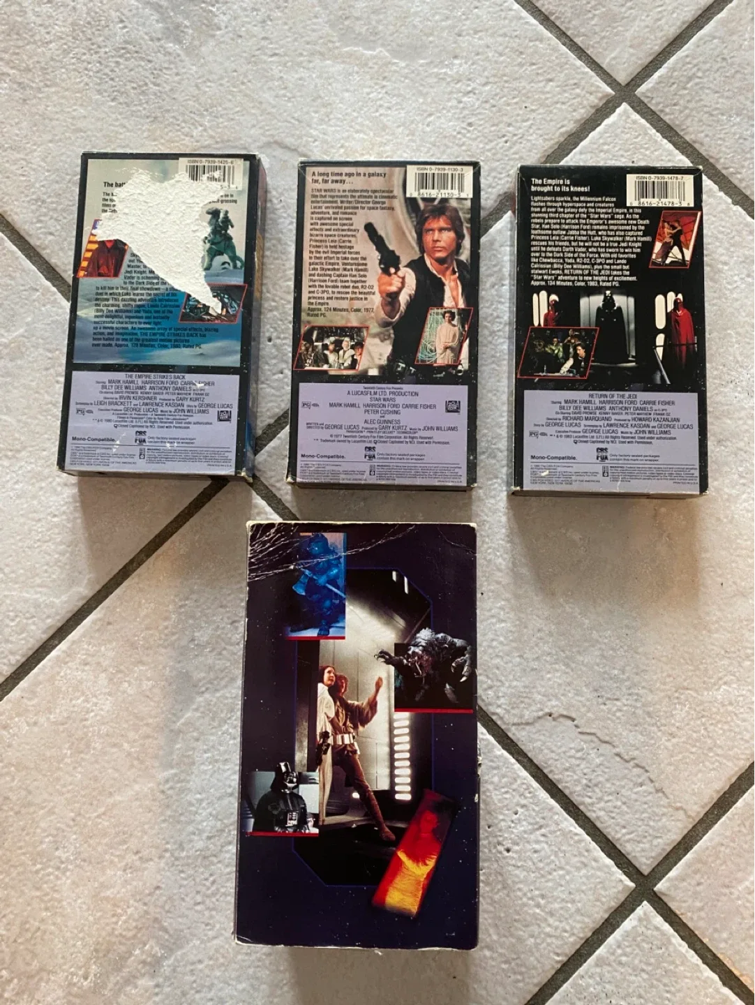 Star Wars Trilogy VHS Tapes image indicator(2)