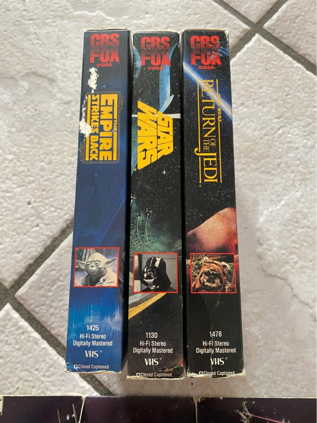 Star Wars Trilogy VHS Tapes image indicator(3)