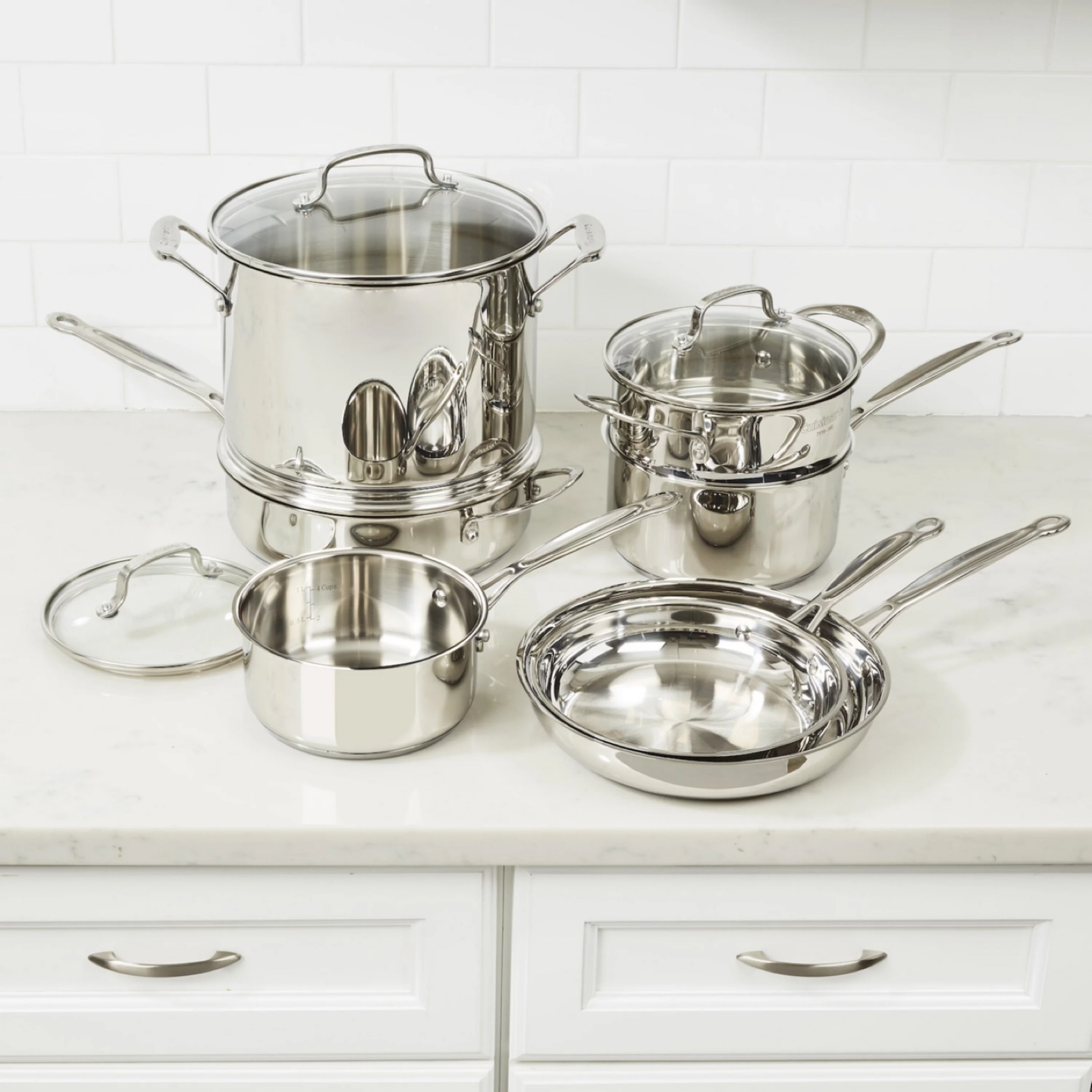 Cuisinart 77-11G 11-Piece Stainless Steel Cookware Set - photo 2