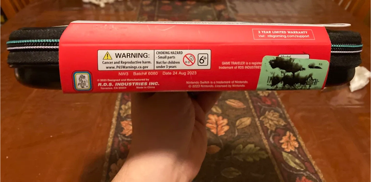 New Nintendo Switch Zelda Tears of the Kingdom Travel Case image indicator(5)