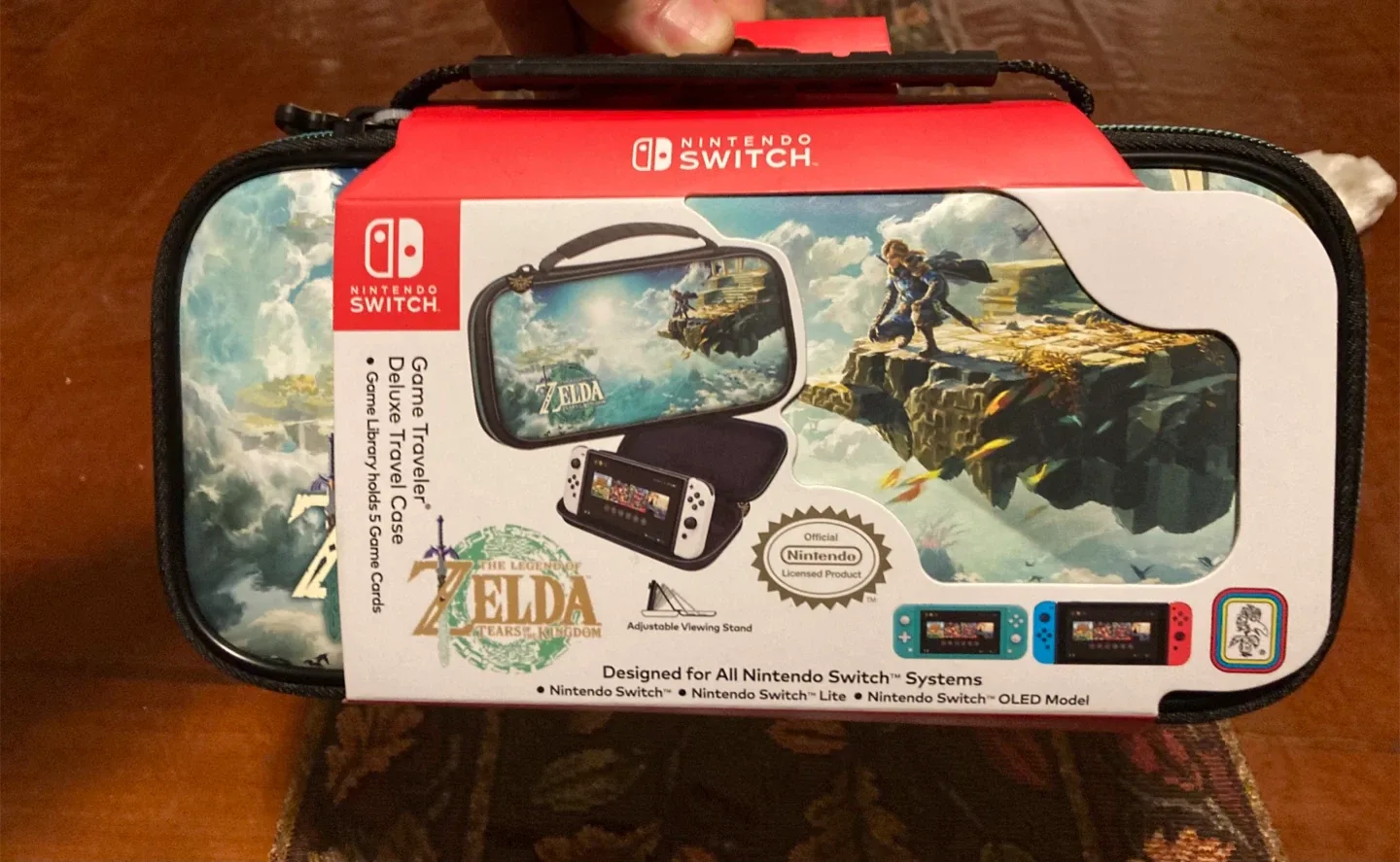 New Nintendo Switch Zelda Tears of the Kingdom Travel Case image indicator(3)