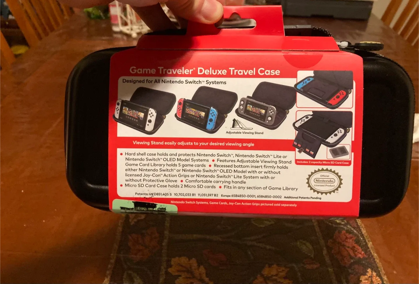 New Nintendo Switch Zelda Tears of the Kingdom Travel Case image indicator(4)