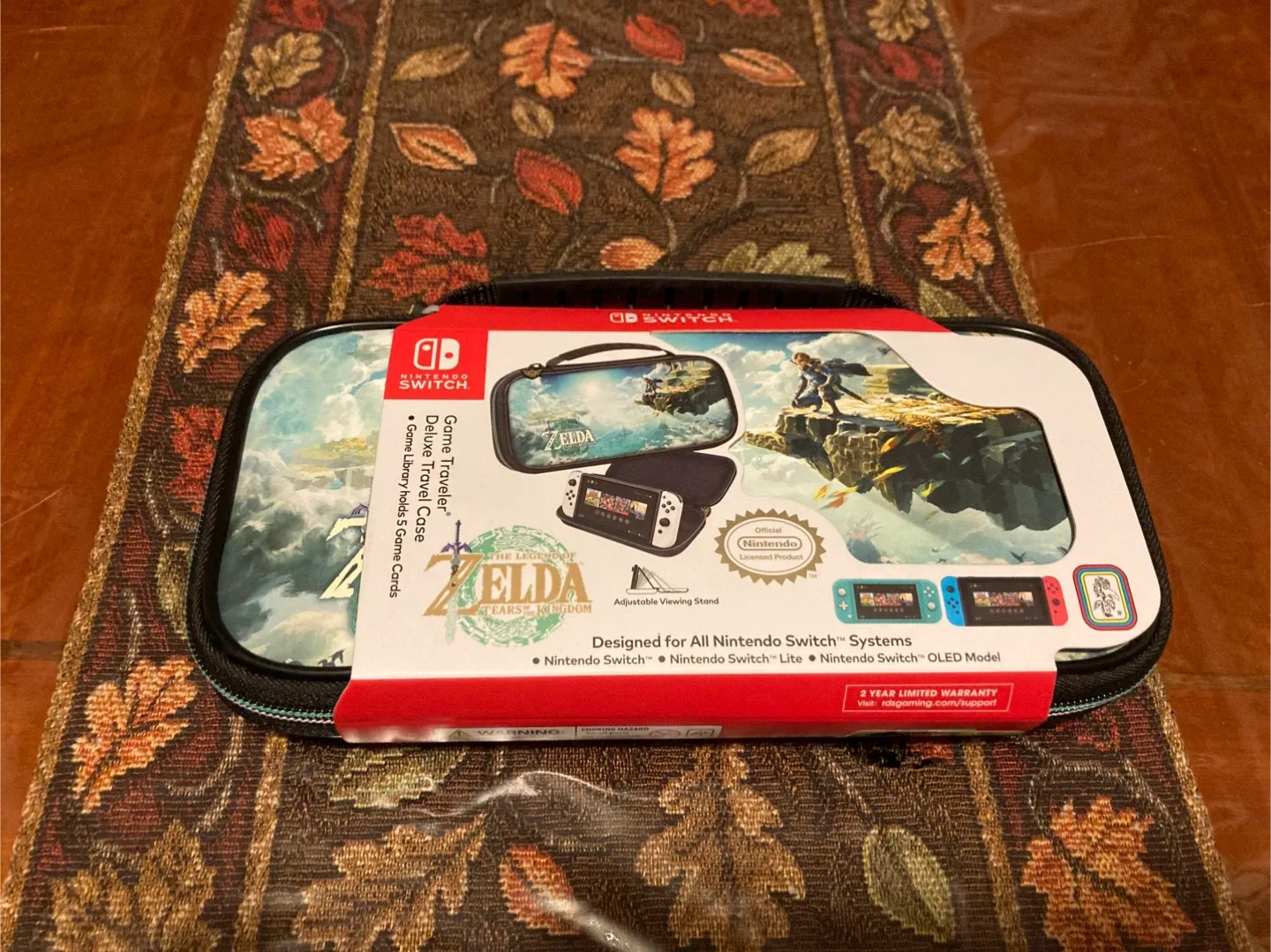 New Nintendo Switch Zelda Tears of the Kingdom Travel Case
