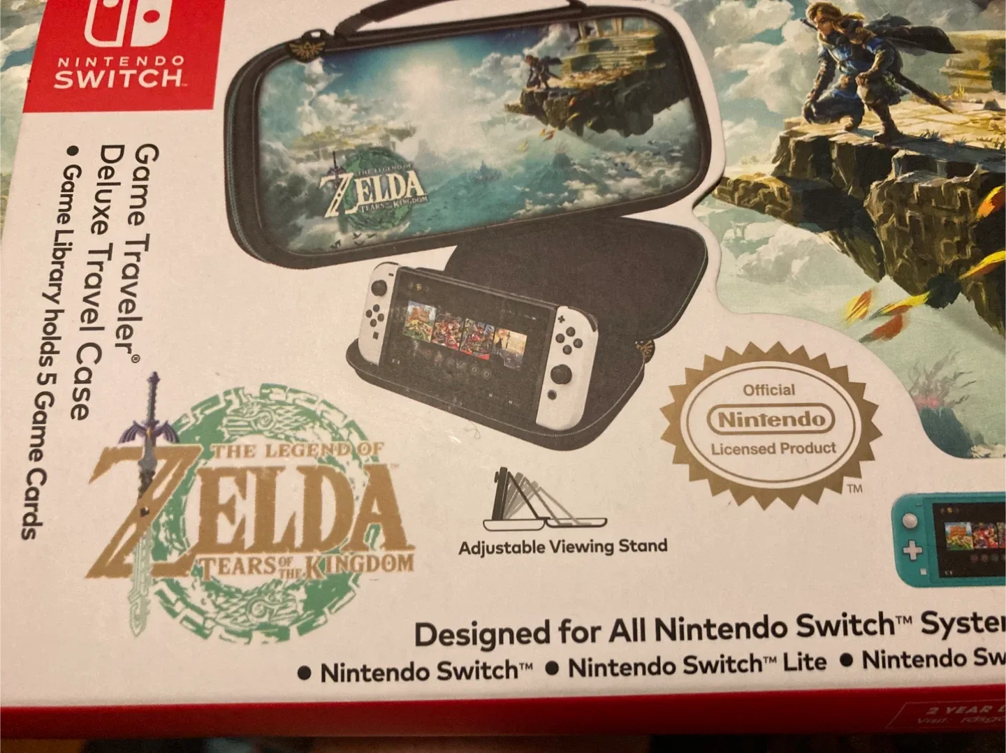 New Nintendo Switch Zelda Tears of the Kingdom Travel Case image indicator(9)