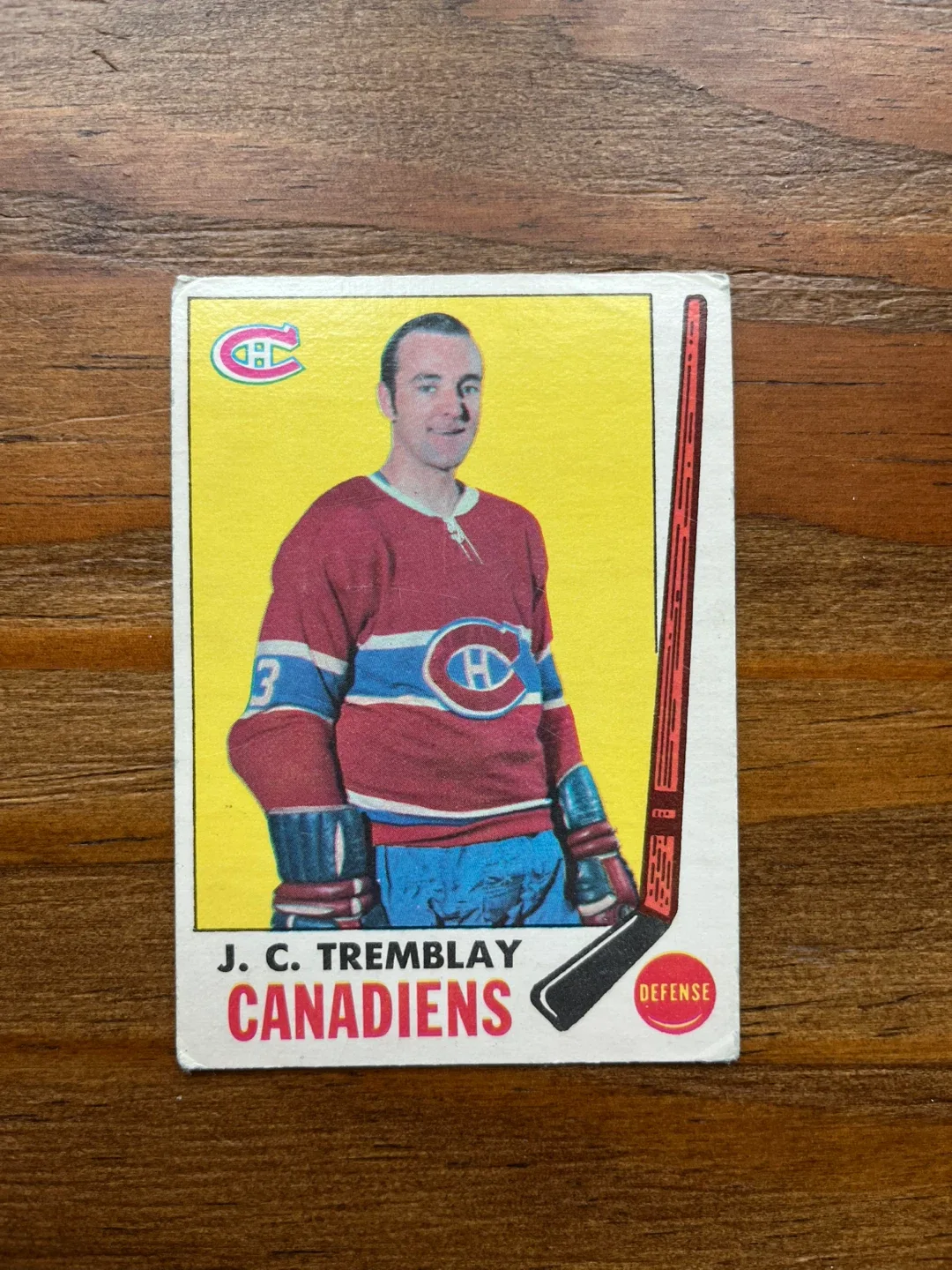 1969 O-PEE-CHEE 5 J.C. TREMBLAY