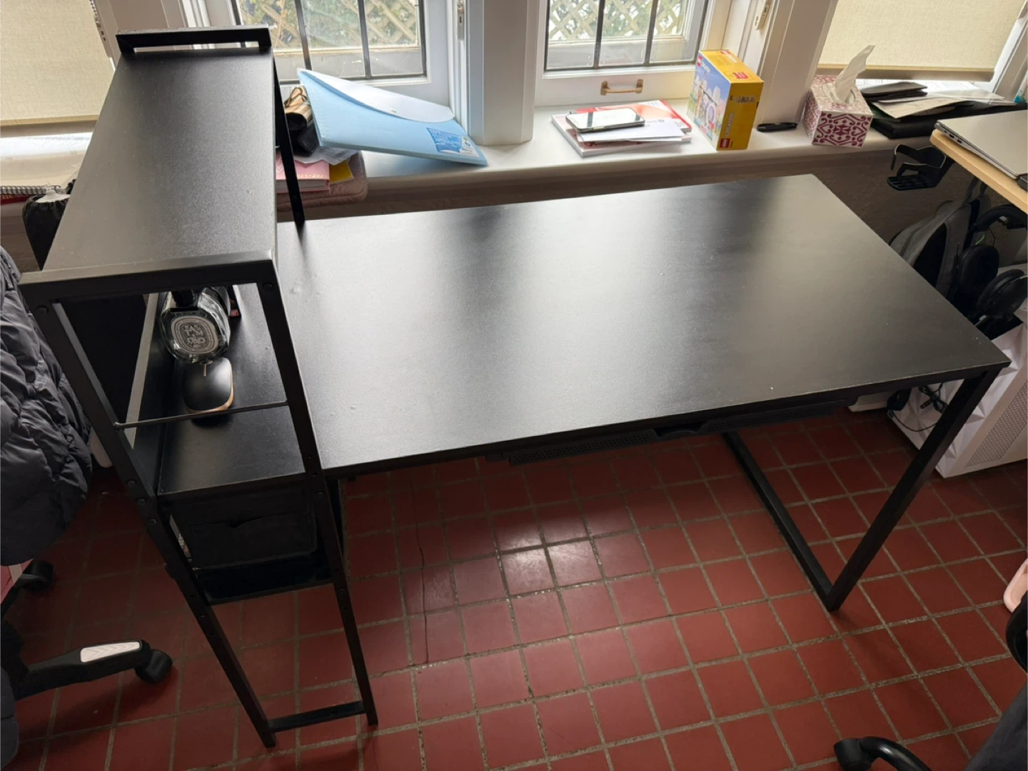 46” Home Office Computer Desk - Black