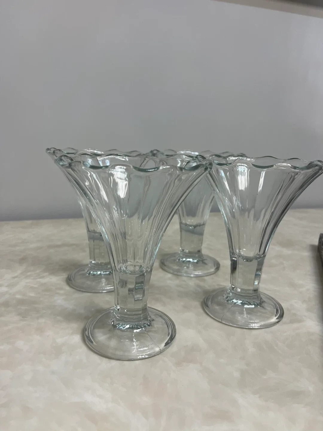 1960 Vintage COVETRO ITALY PARFAIT Sundae Glasses image indicator(4)