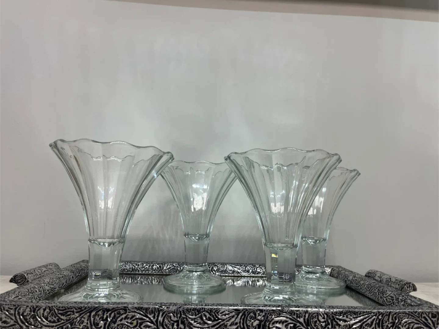 1960 Vintage COVETRO ITALY PARFAIT Sundae Glasses