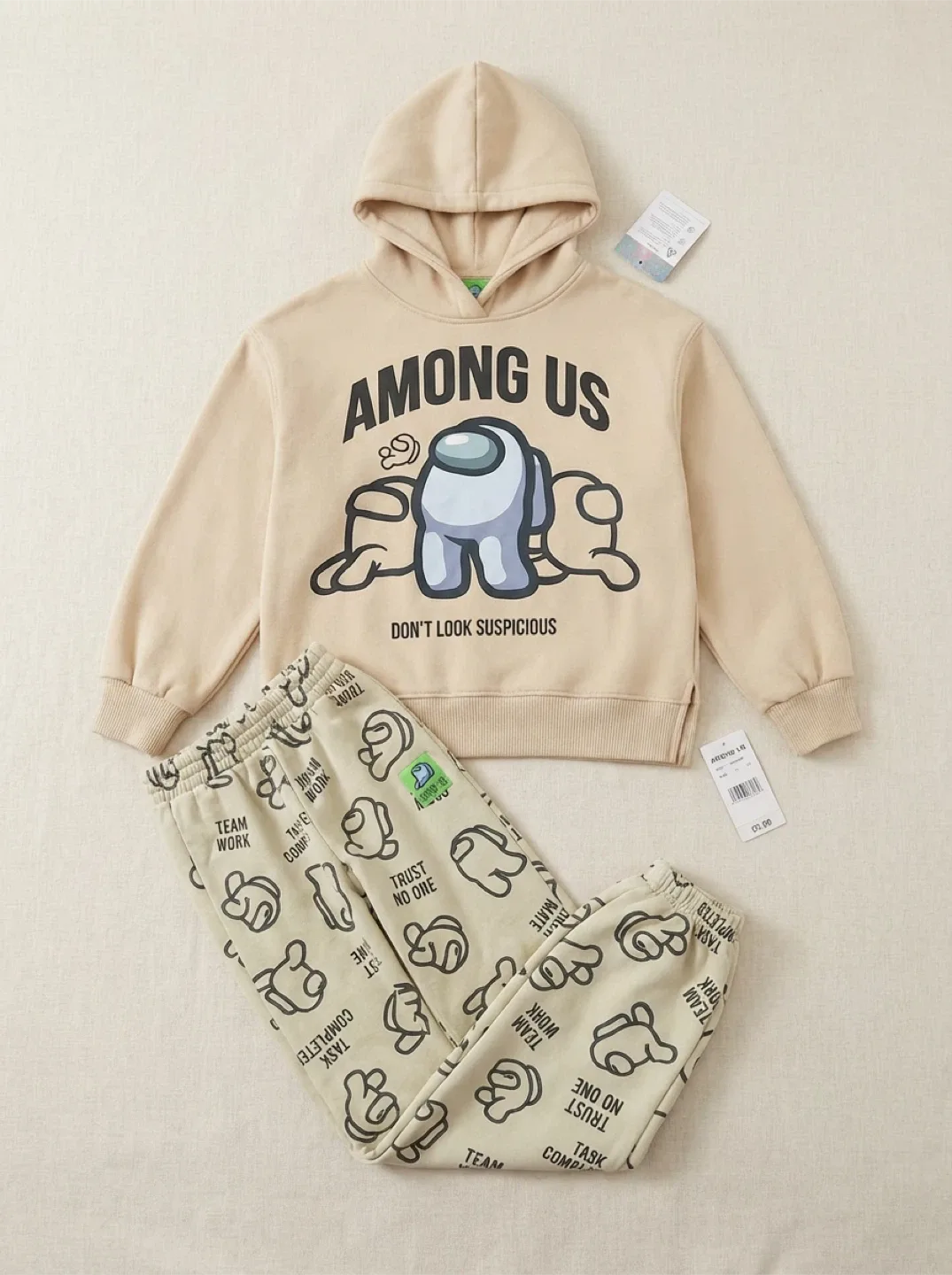Among Us Hoodie & Pants Set - Size 10 (Zara)