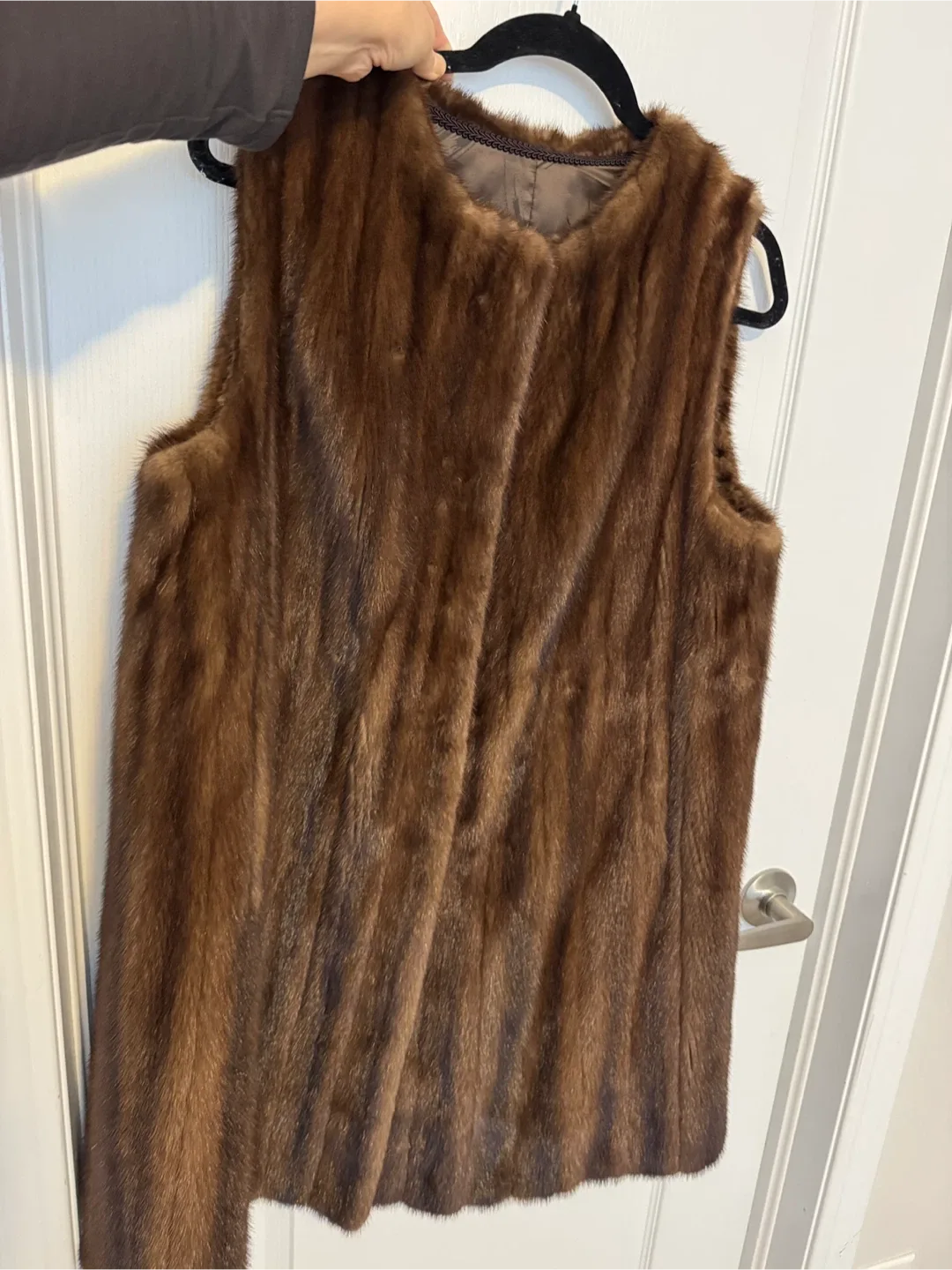 Brown Real Mink Vest