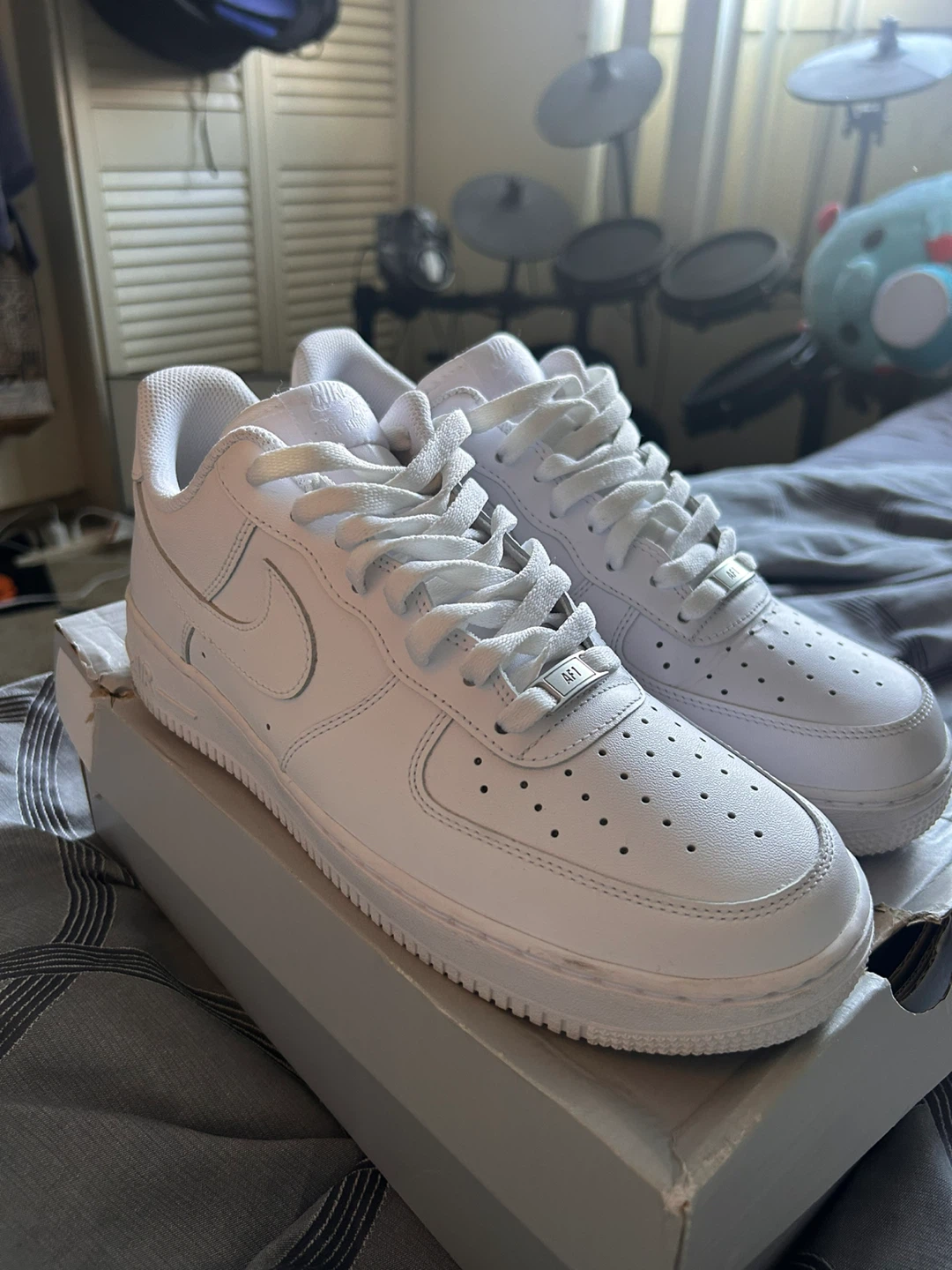 Nike White Air Force 1s