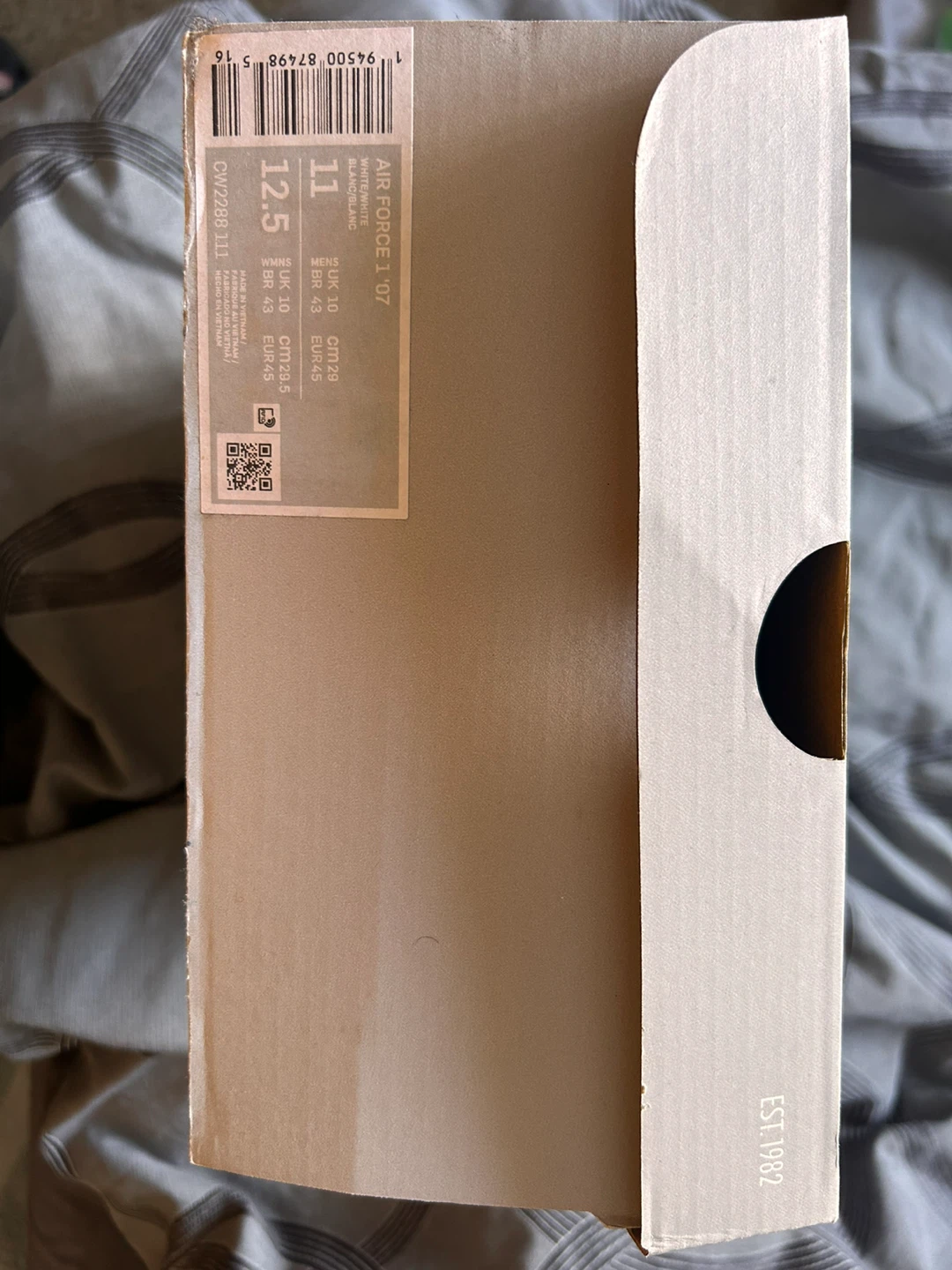 Nike White Air Force 1s - photo 4