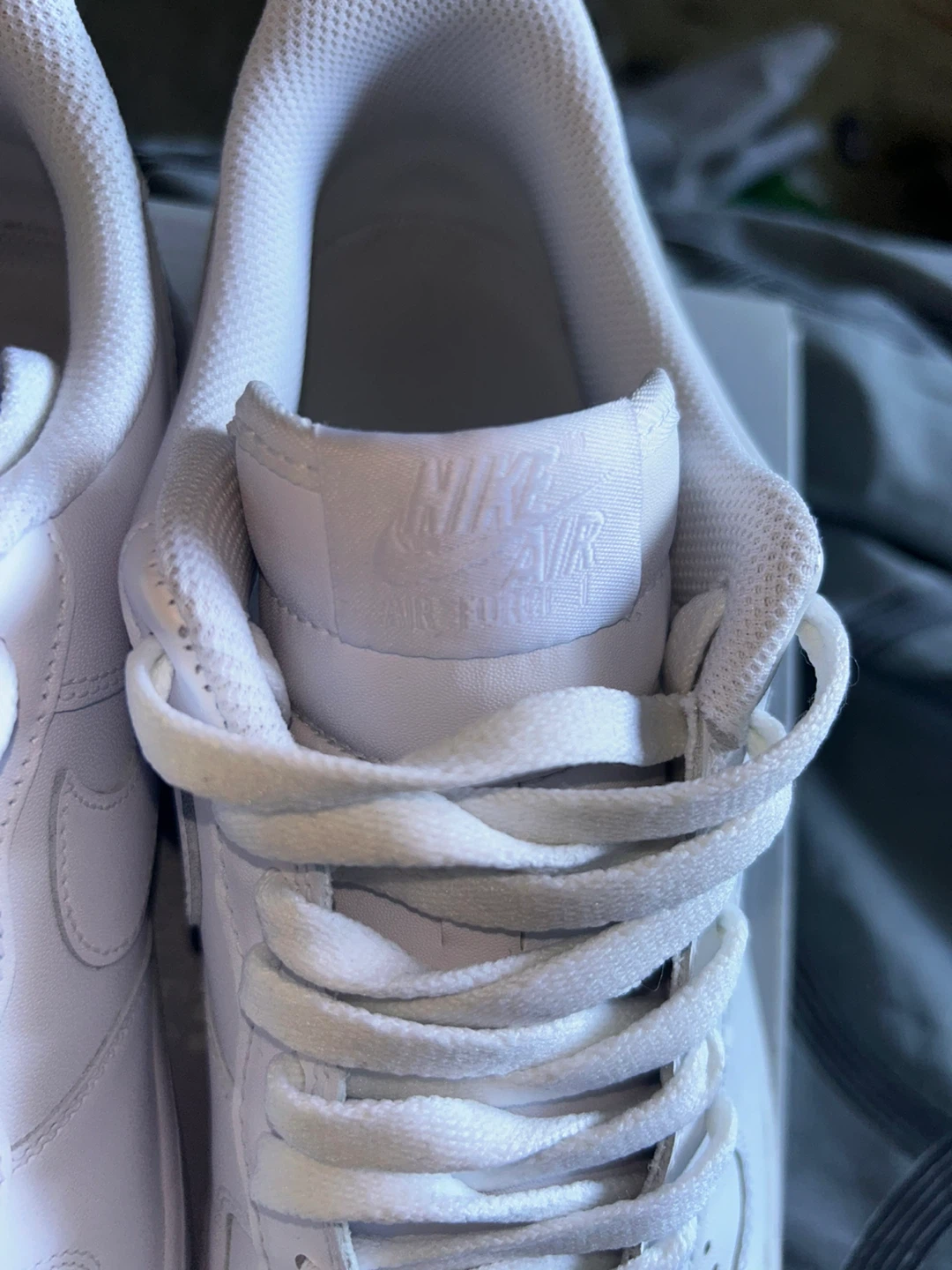 Nike White Air Force 1s - photo 3