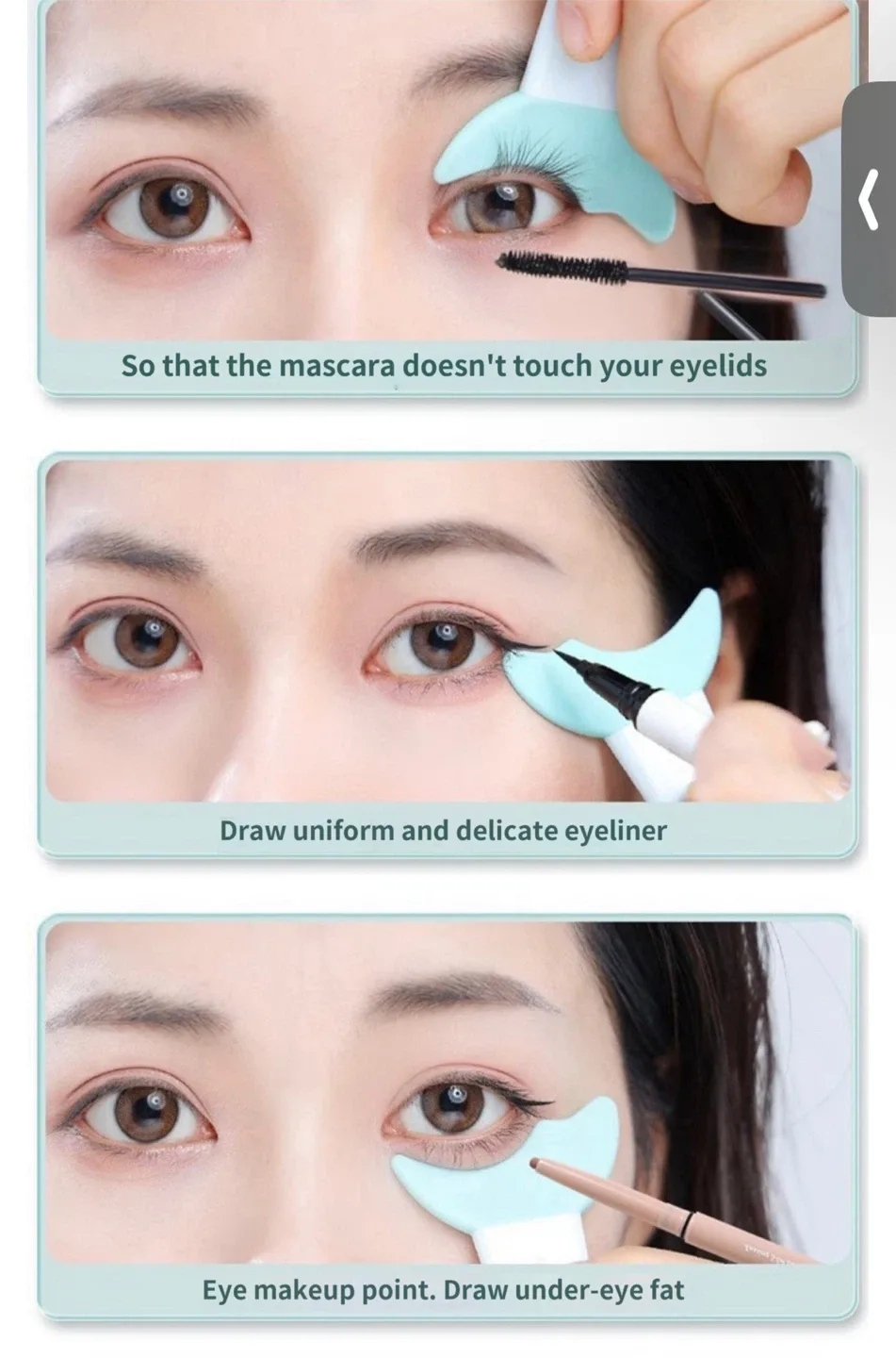 Multifunctional Eyeliner Aid Tool -clear white