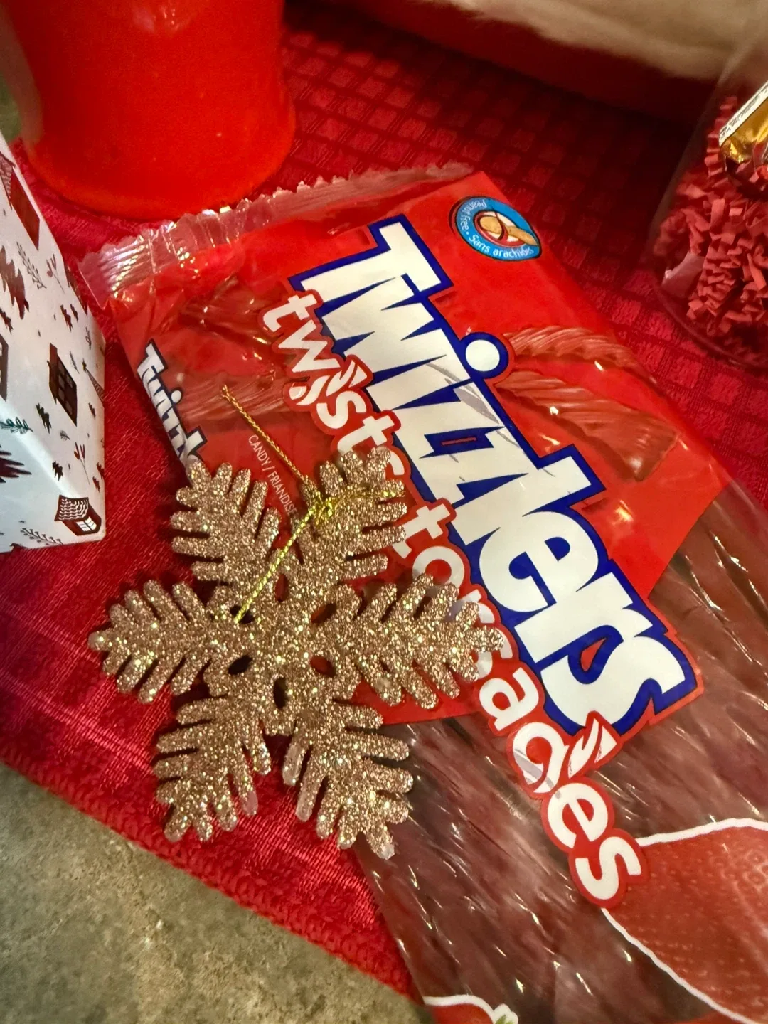 Christmas Gift Bag with Twizzlers & More #Cleanout image indicator(3)