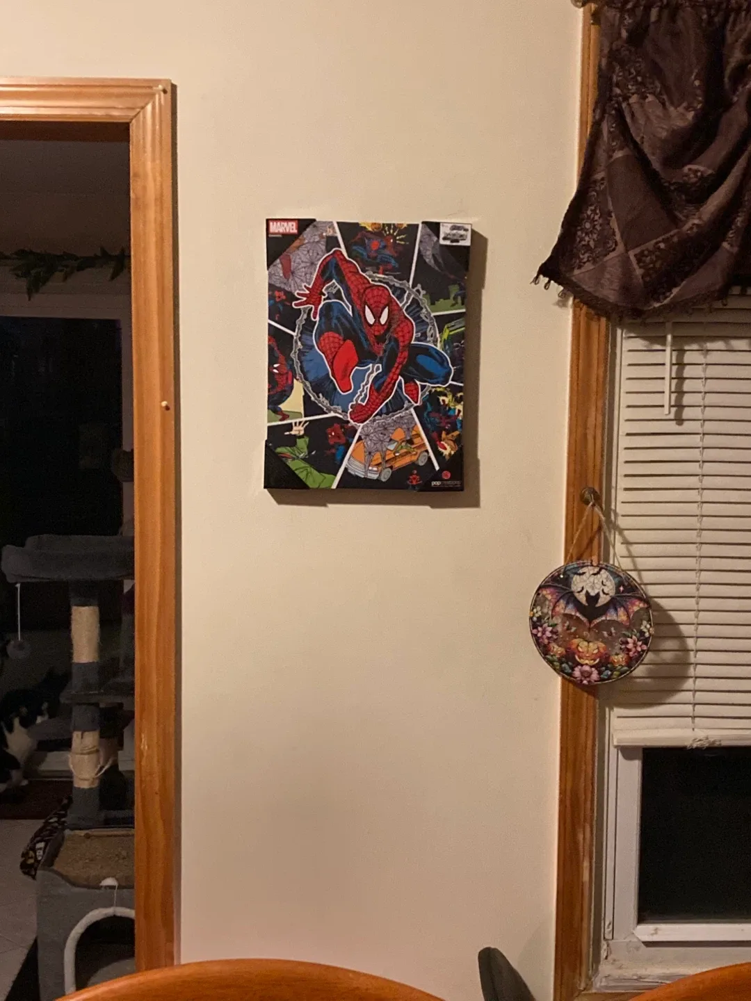 Marvel Spider-Man Pop Creations Canvas Wall Art image indicator(9)