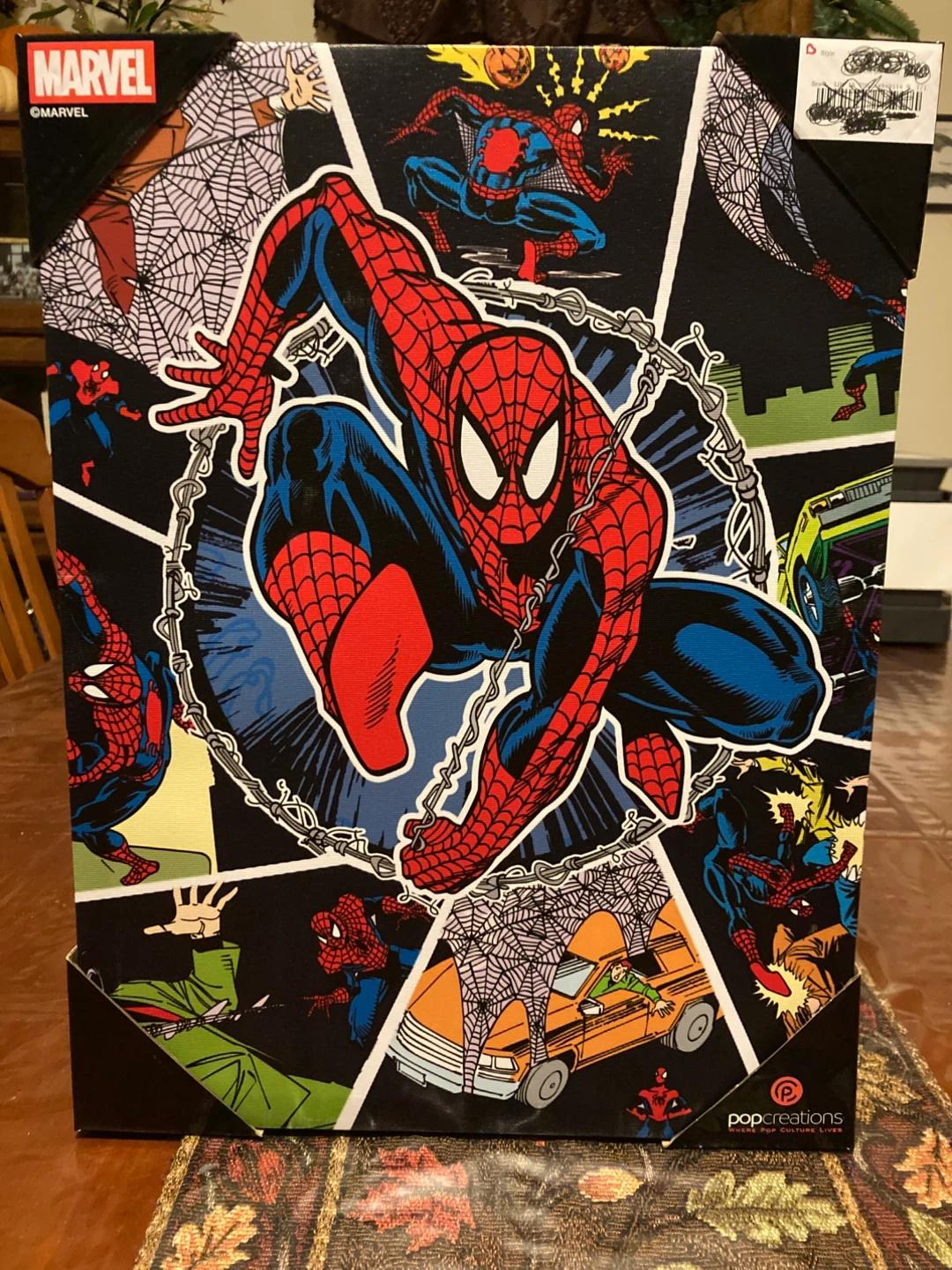Marvel Spider-Man Pop Creations Canvas Wall Art - photo 2