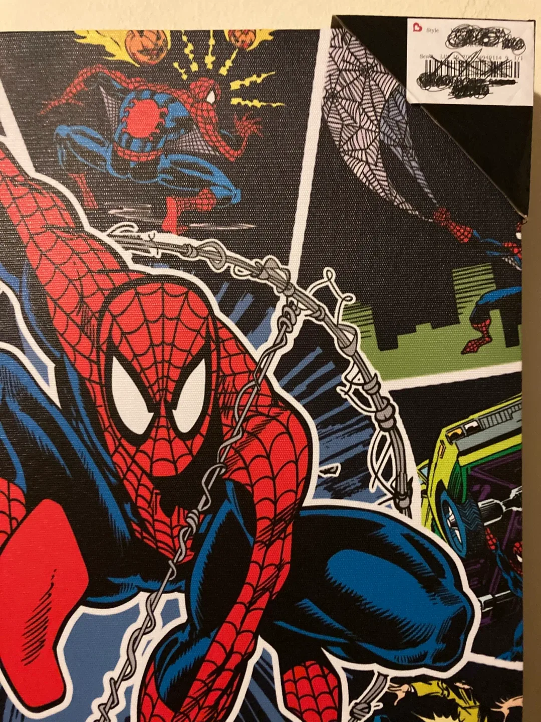 Marvel Spider-Man Pop Creations Canvas Wall Art image indicator(7)