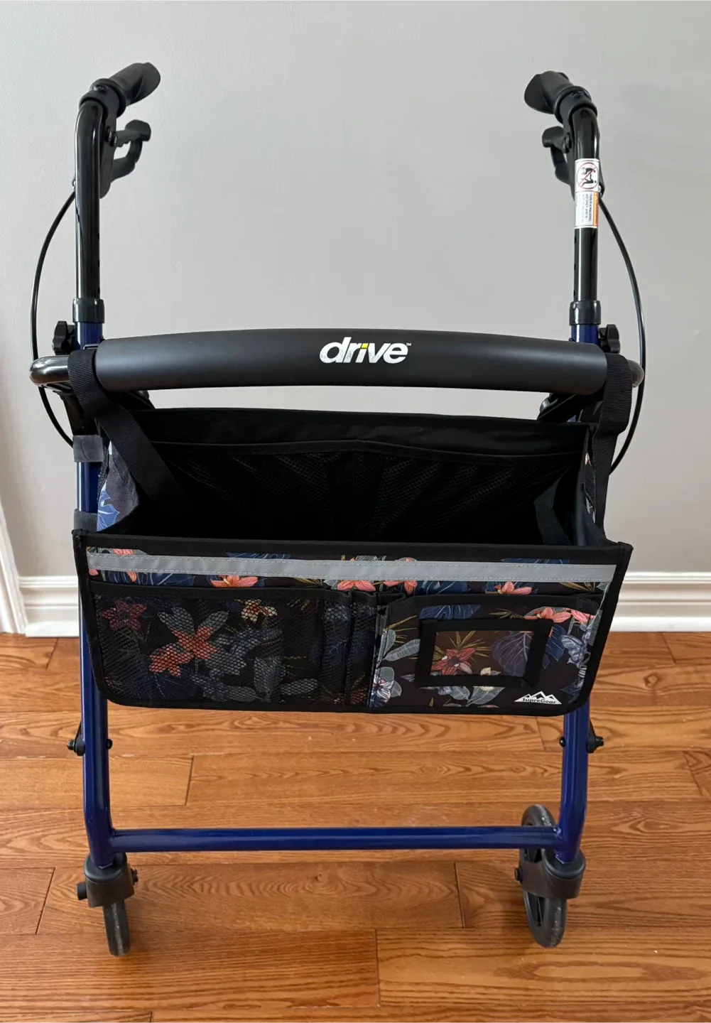 Drive Walker with Floral Bag image indicator(10)