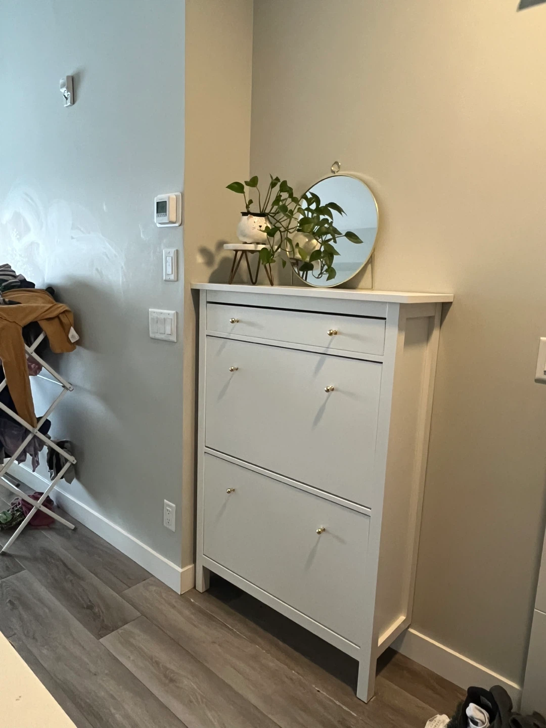 Ikea Hemnes Shoe Cabinet  with mirror ! - photo 2