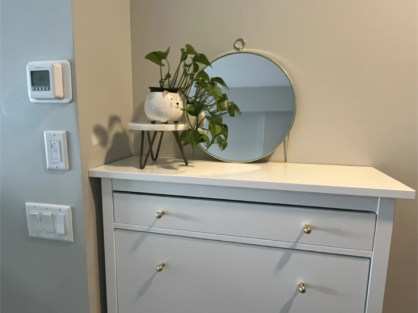 Ikea Hemnes Shoe Cabinet  with mirror ! - photo 4