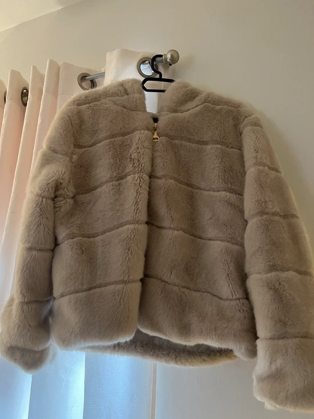 Faux Fur Hooded Jacket