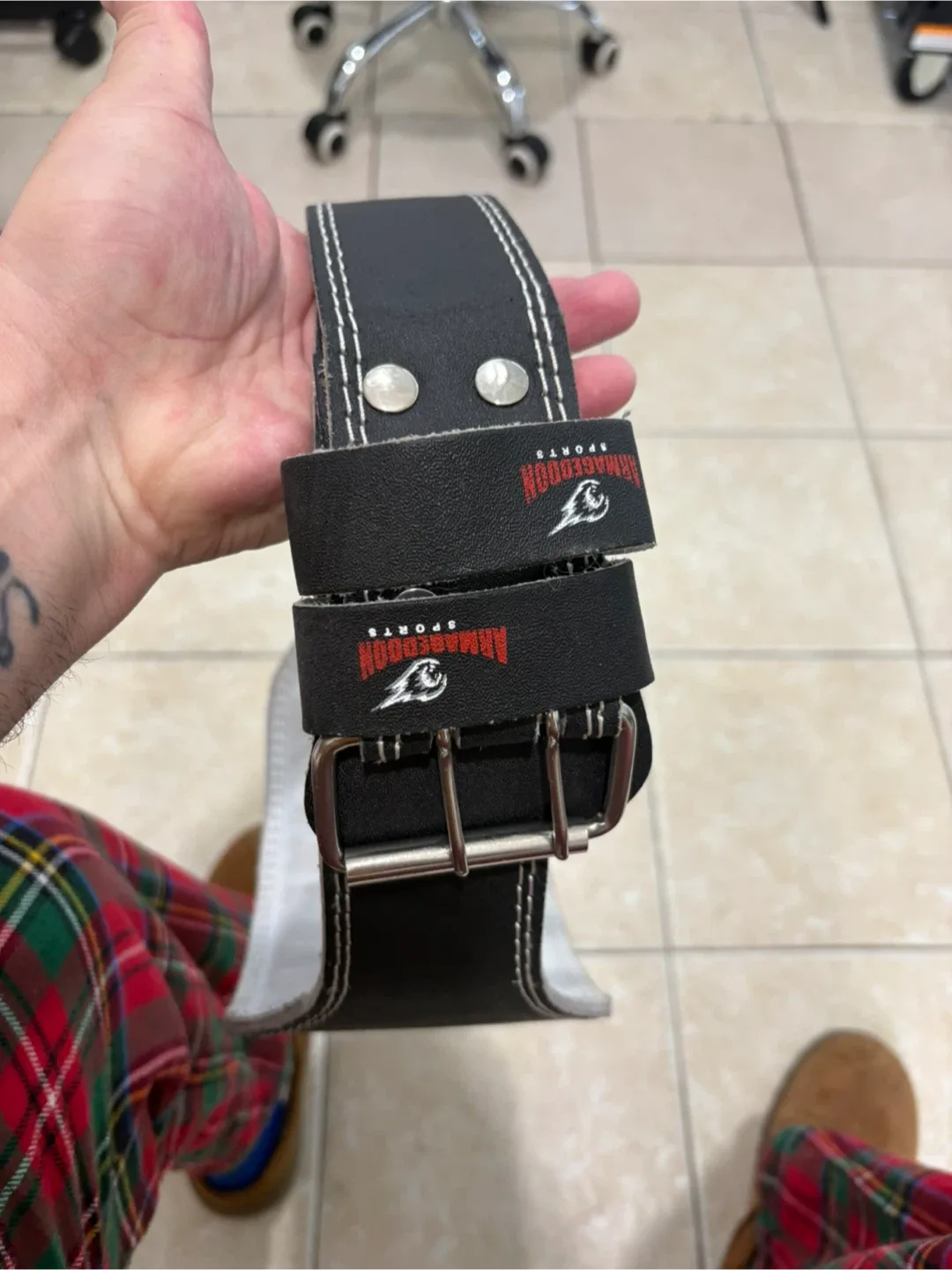 Armageddon Sports Weight Lifting Belt image indicator(2)