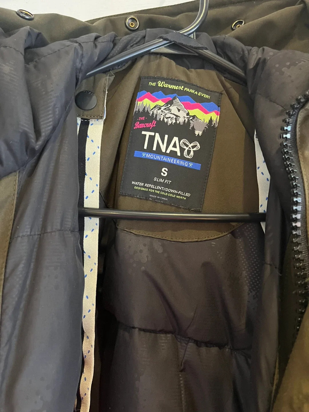 TNA Bancroft Parka - Size Small