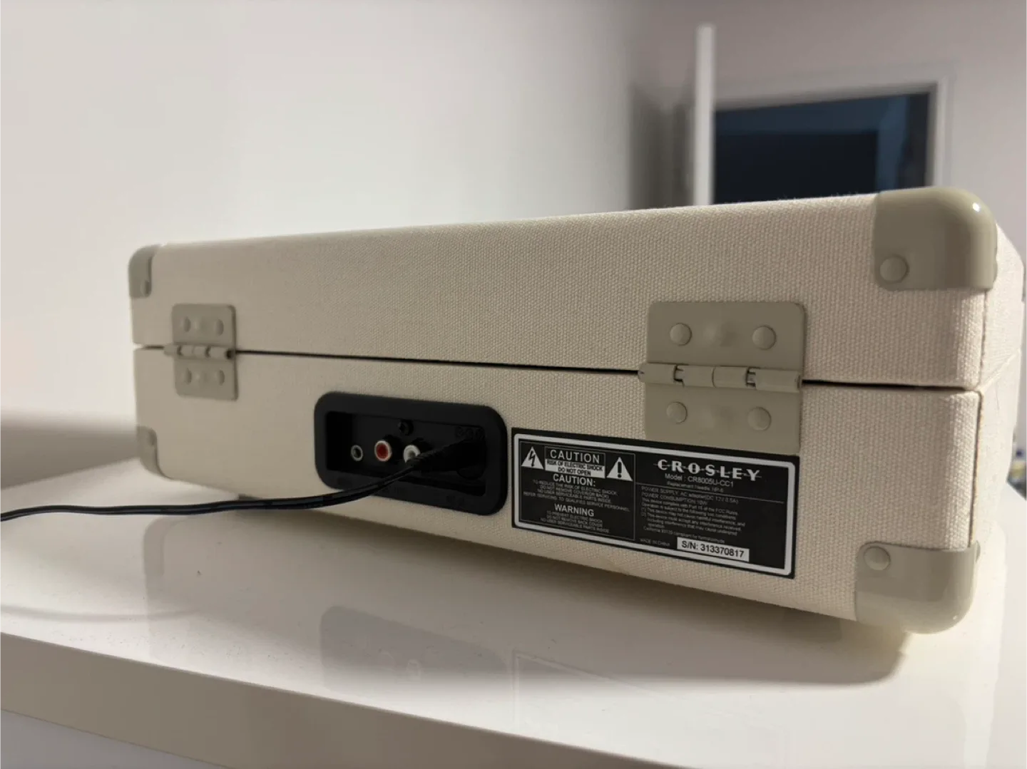 Crosley Record Player (Portable) & 1 Vinyl Record image indicator(4)