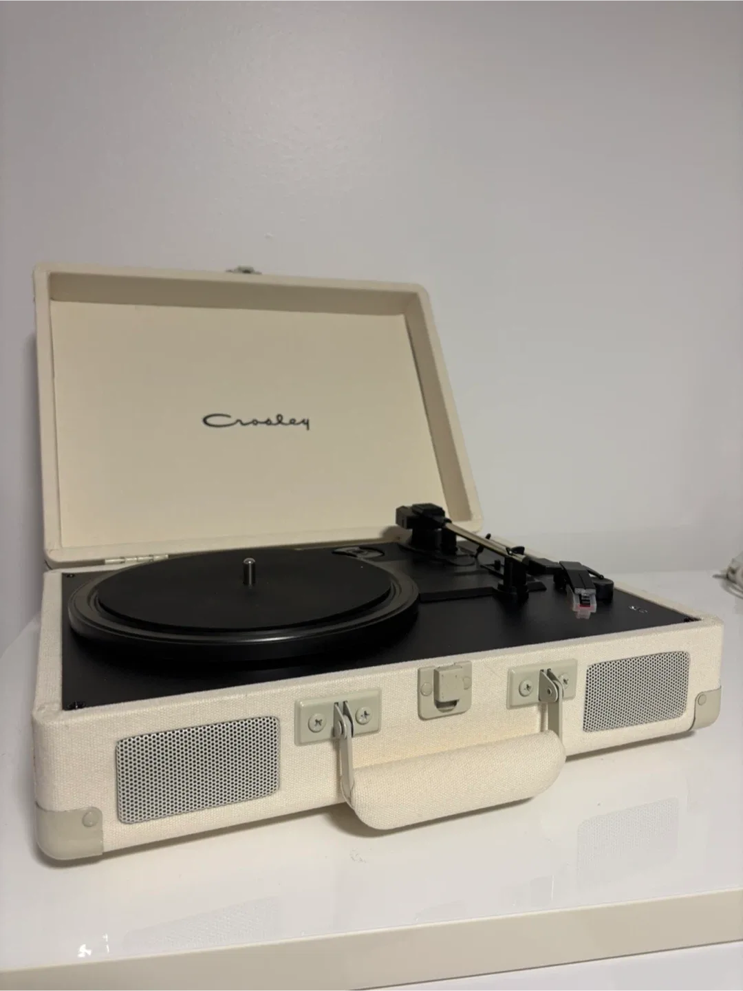 Crosley Record Player (Portable) & 1 Vinyl Record
