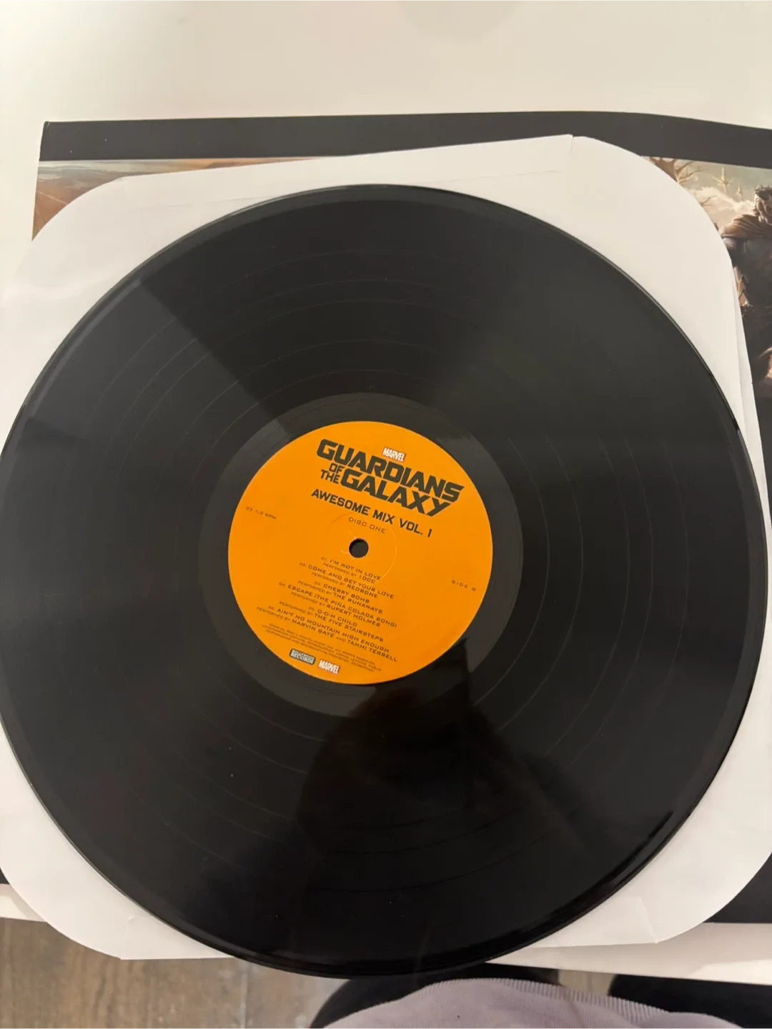 Crosley Record Player (Portable) & 1 Vinyl Record image indicator(9)