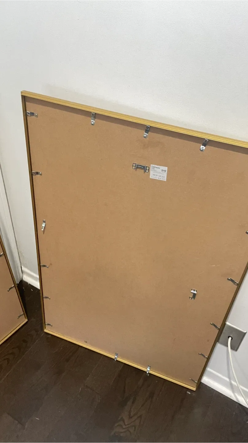 2 IKEA LÖVIKEN Large Frames with Abstract Prints – $ 30 for both image indicator(4)