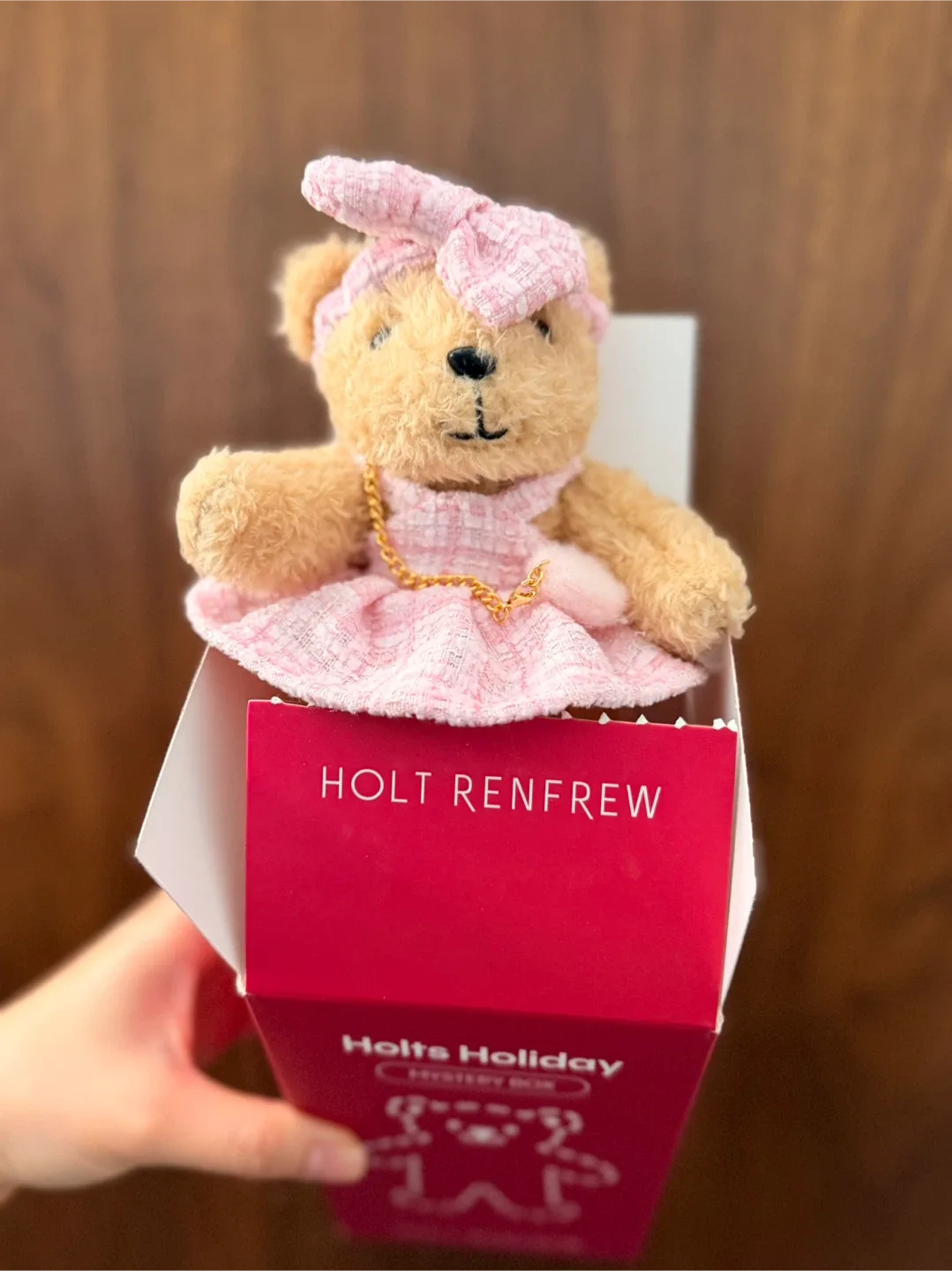 Holt Renfrew Holiday Limited Mystery Box Teddy Bear #Cleanout