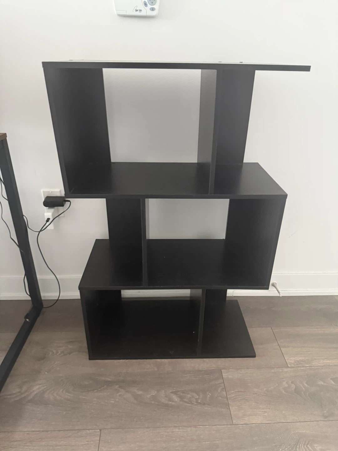 Black Geometric Bookshelf